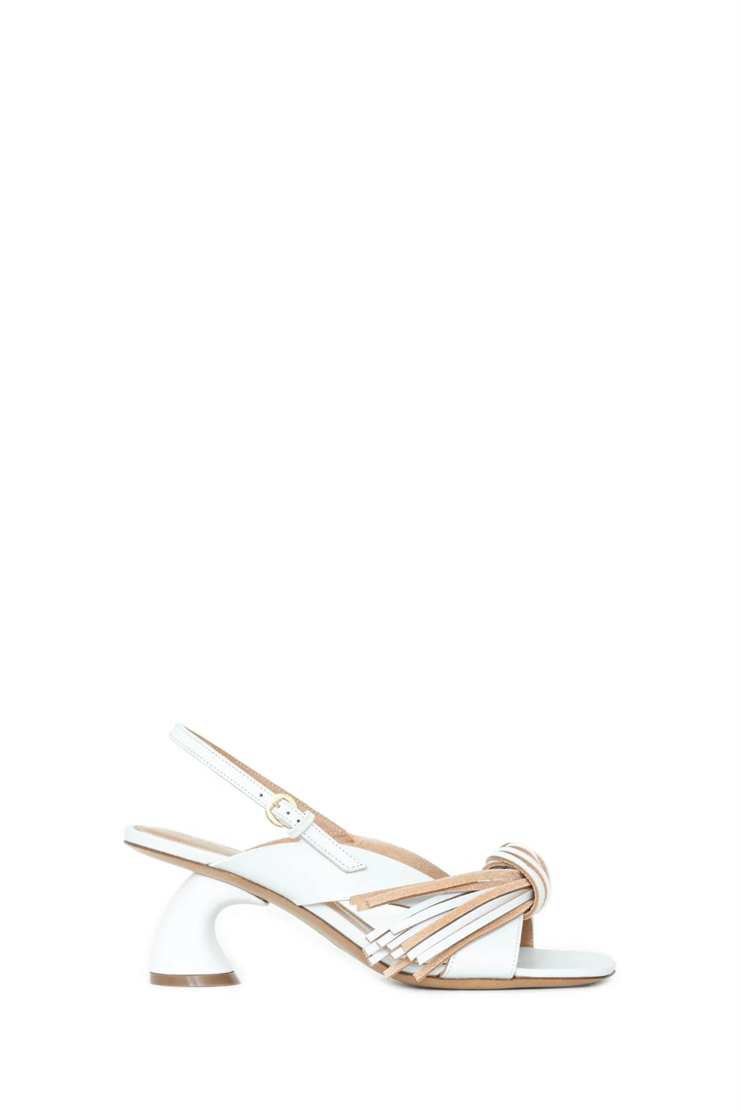 Heeled Leather Sandal