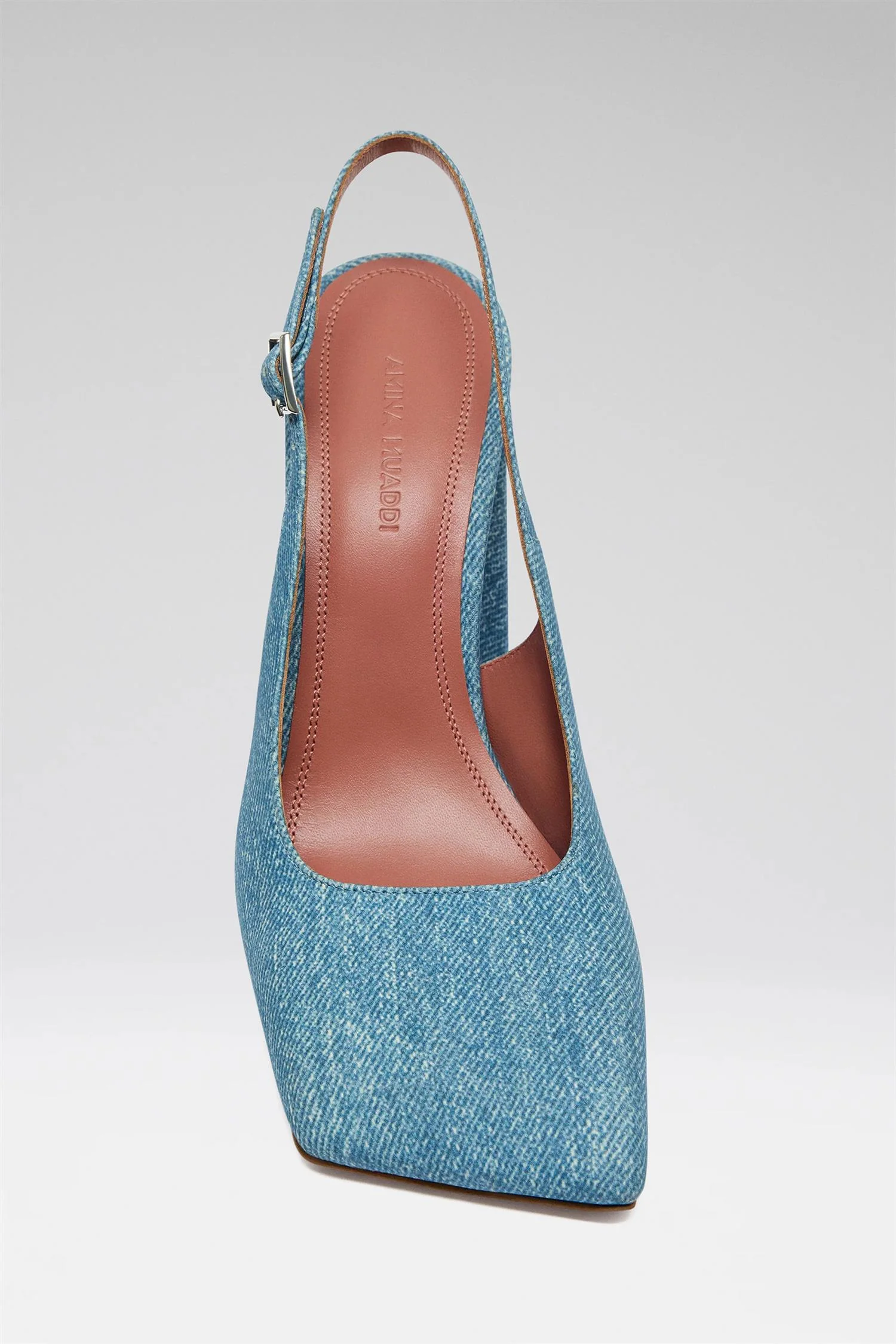 Charlotte 95 Sling Suede Denim - Image 2