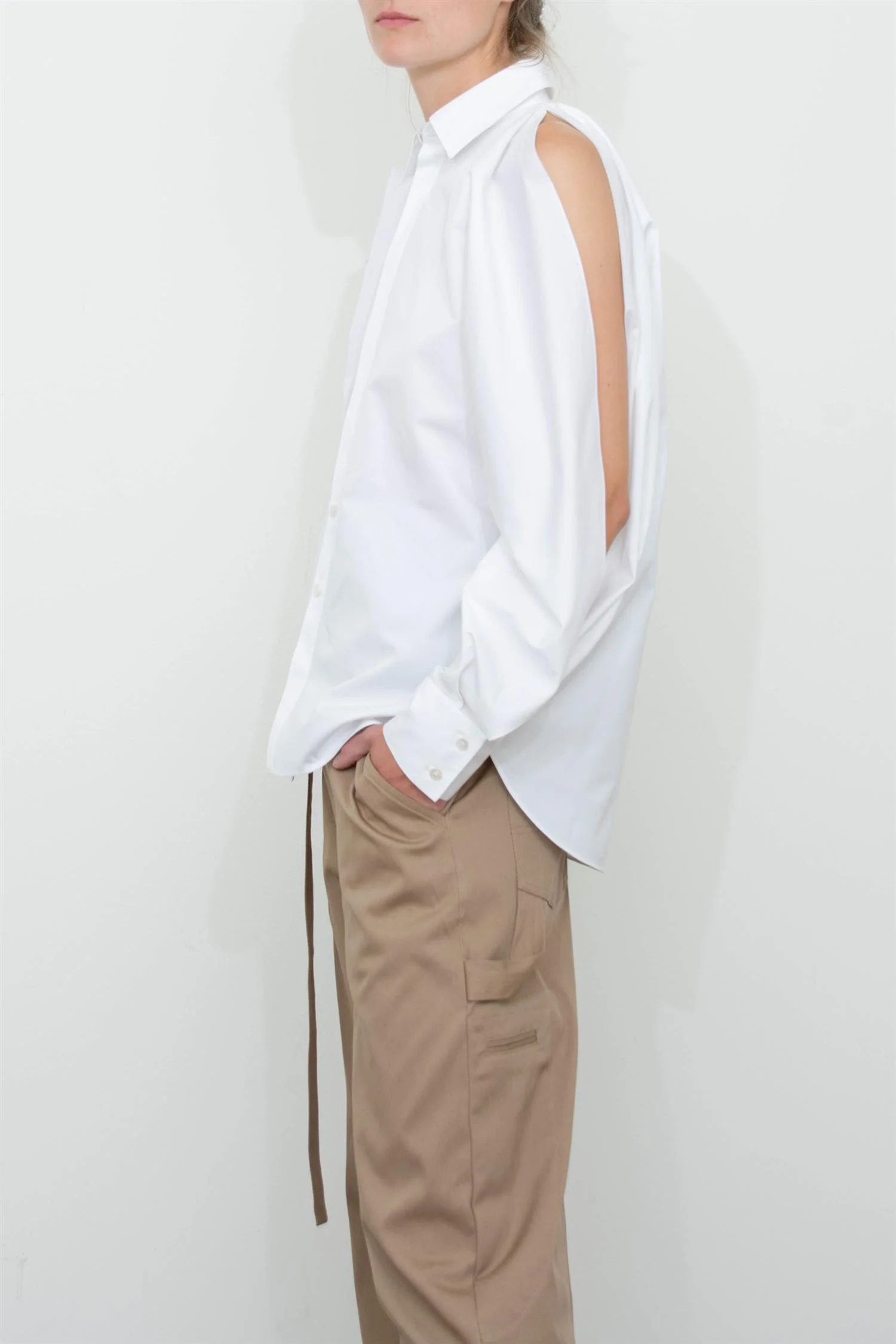Round Woven Shirt - Image 3
