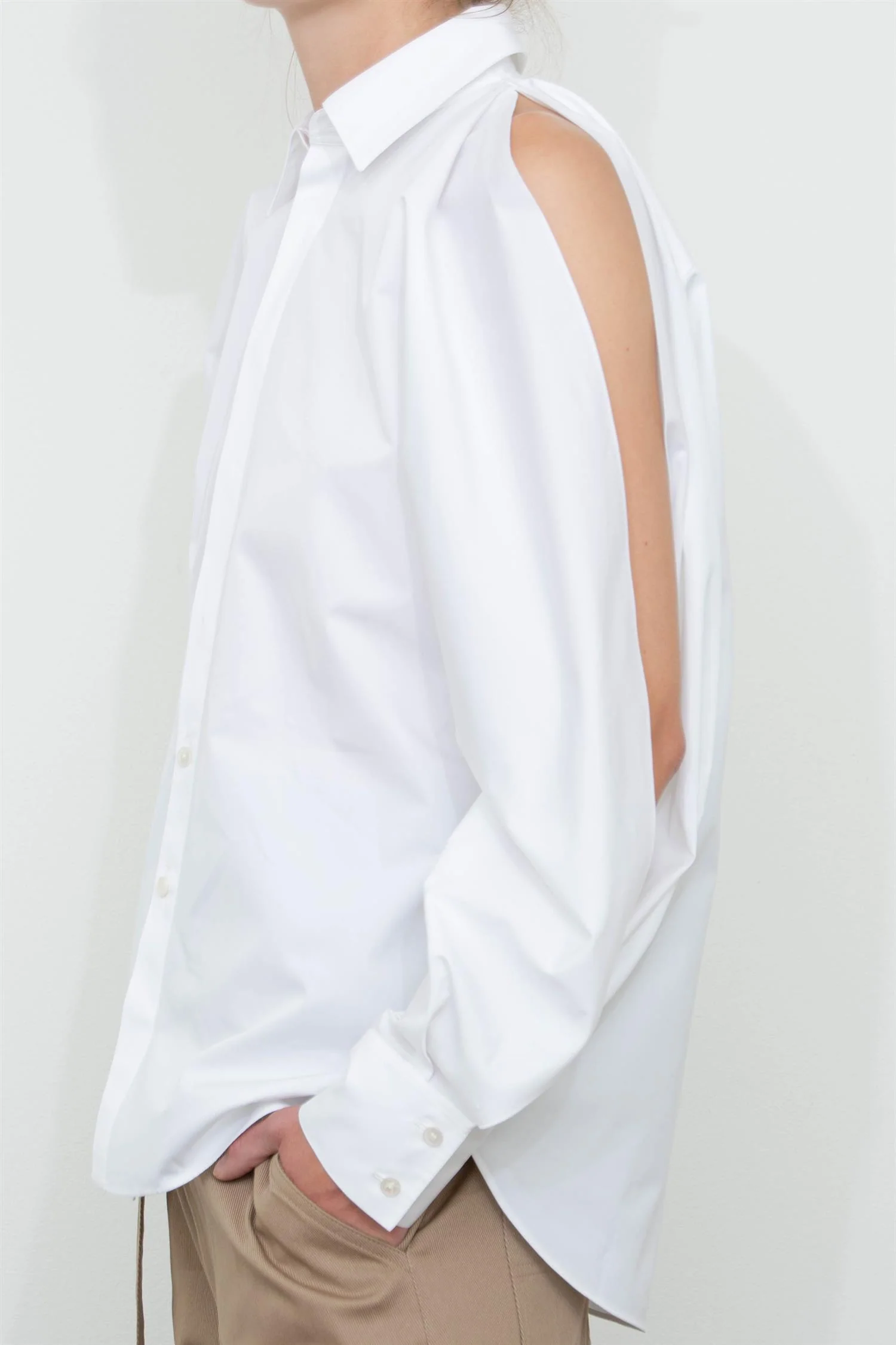Round Woven Shirt - Image 5