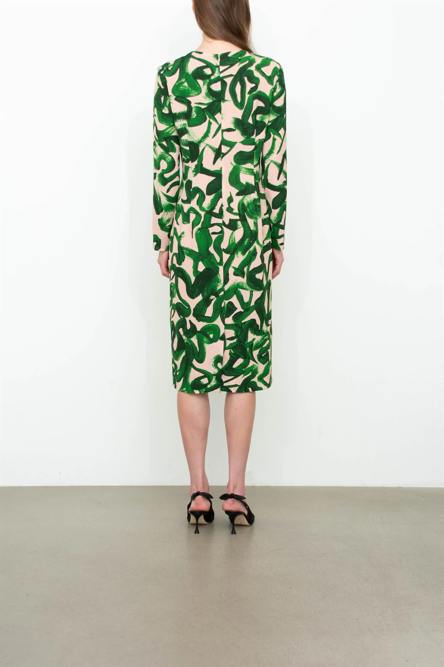 Printed Motif Dress - Image 4