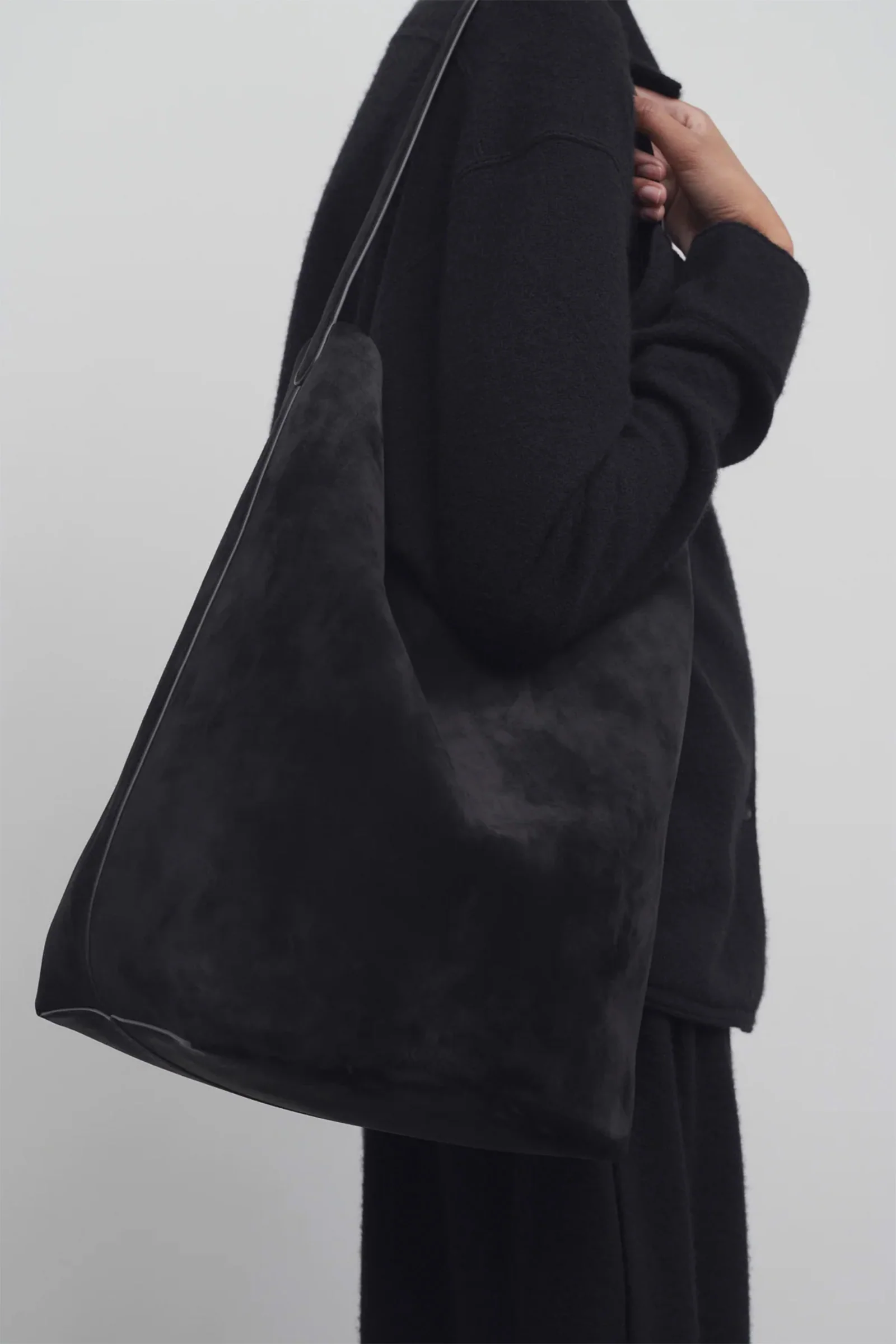 Large N/S Park Tote in Suede - Image 2