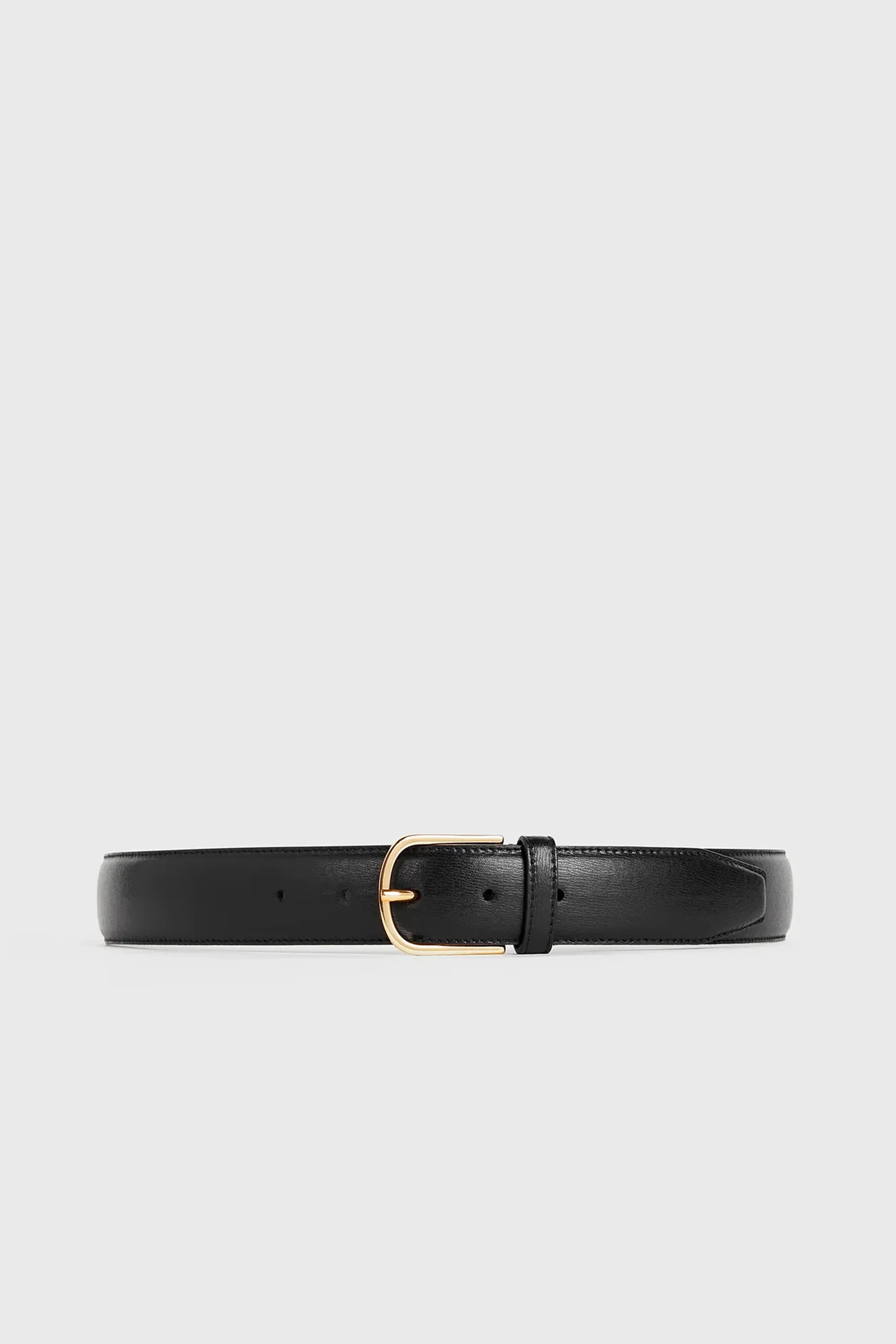 Wide Trouser Belt Black