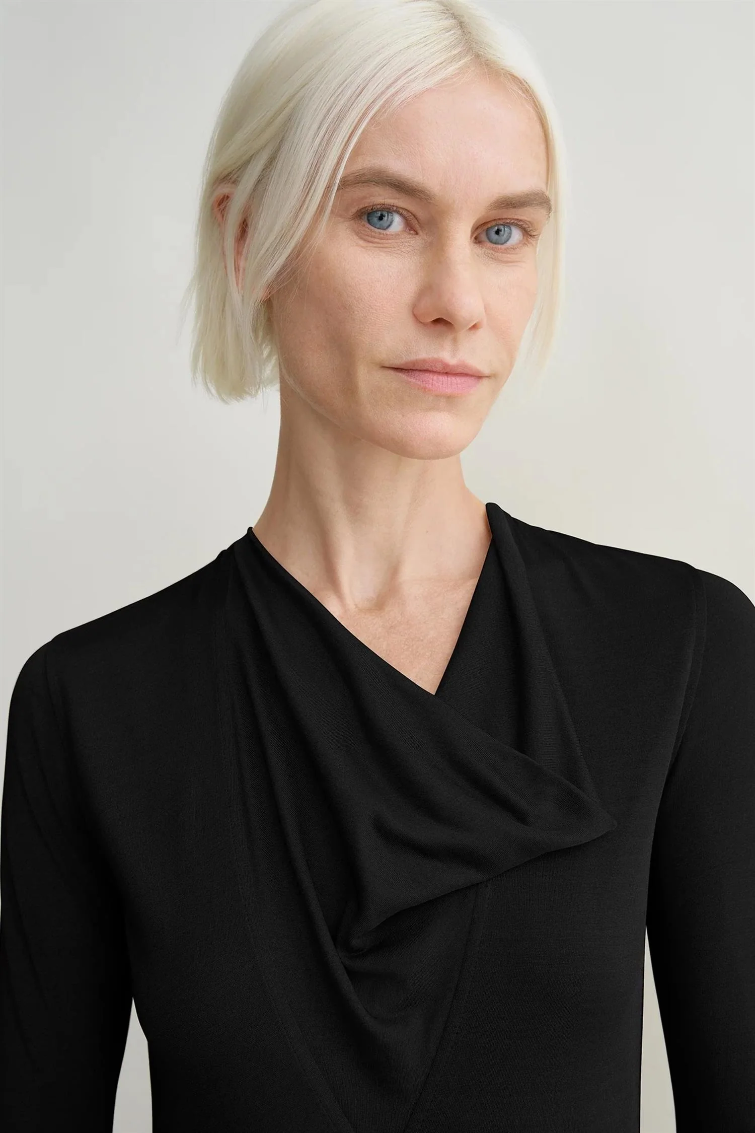 Draped V-neck Dress - Image 4