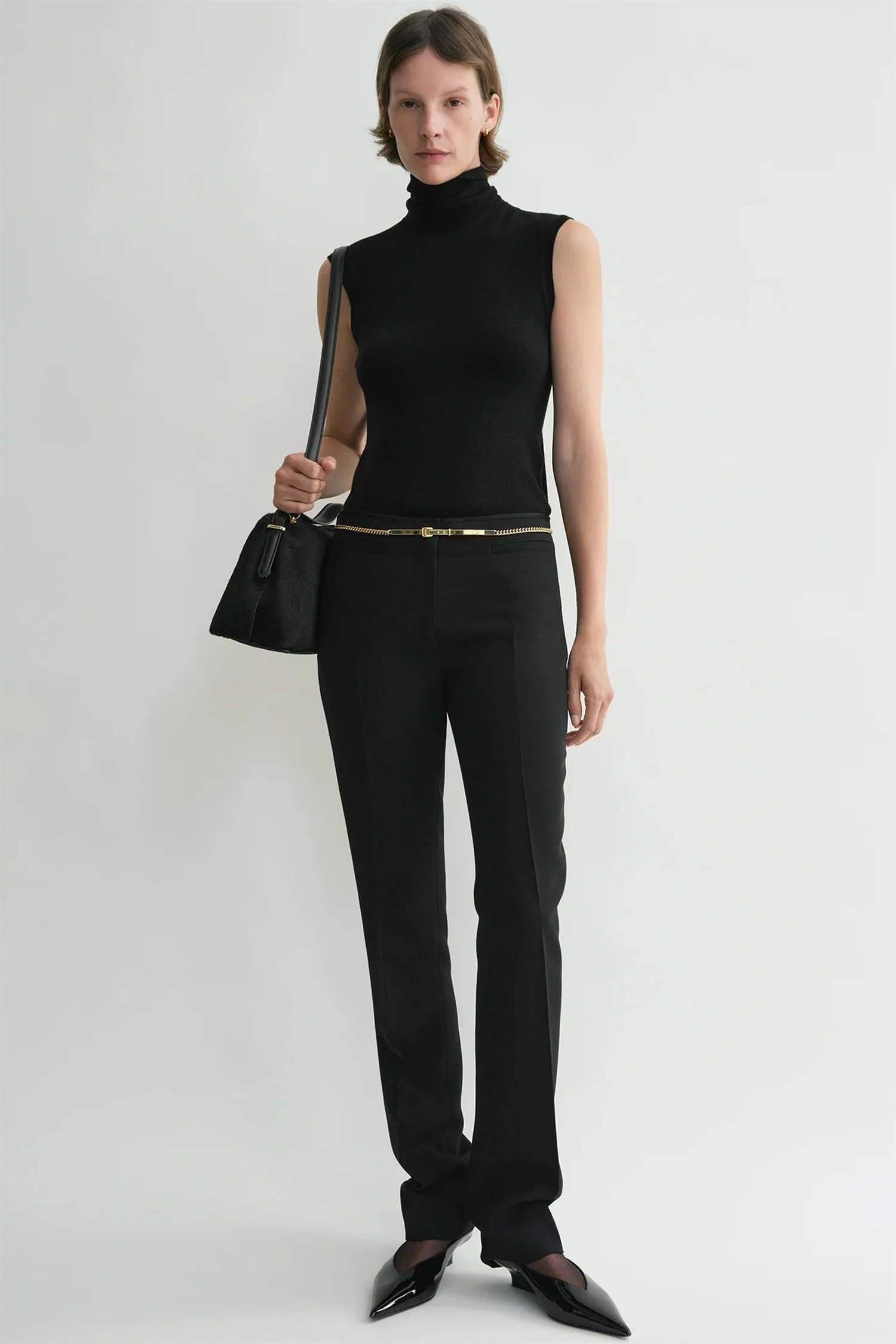 Low-waist Cigarette Trousers