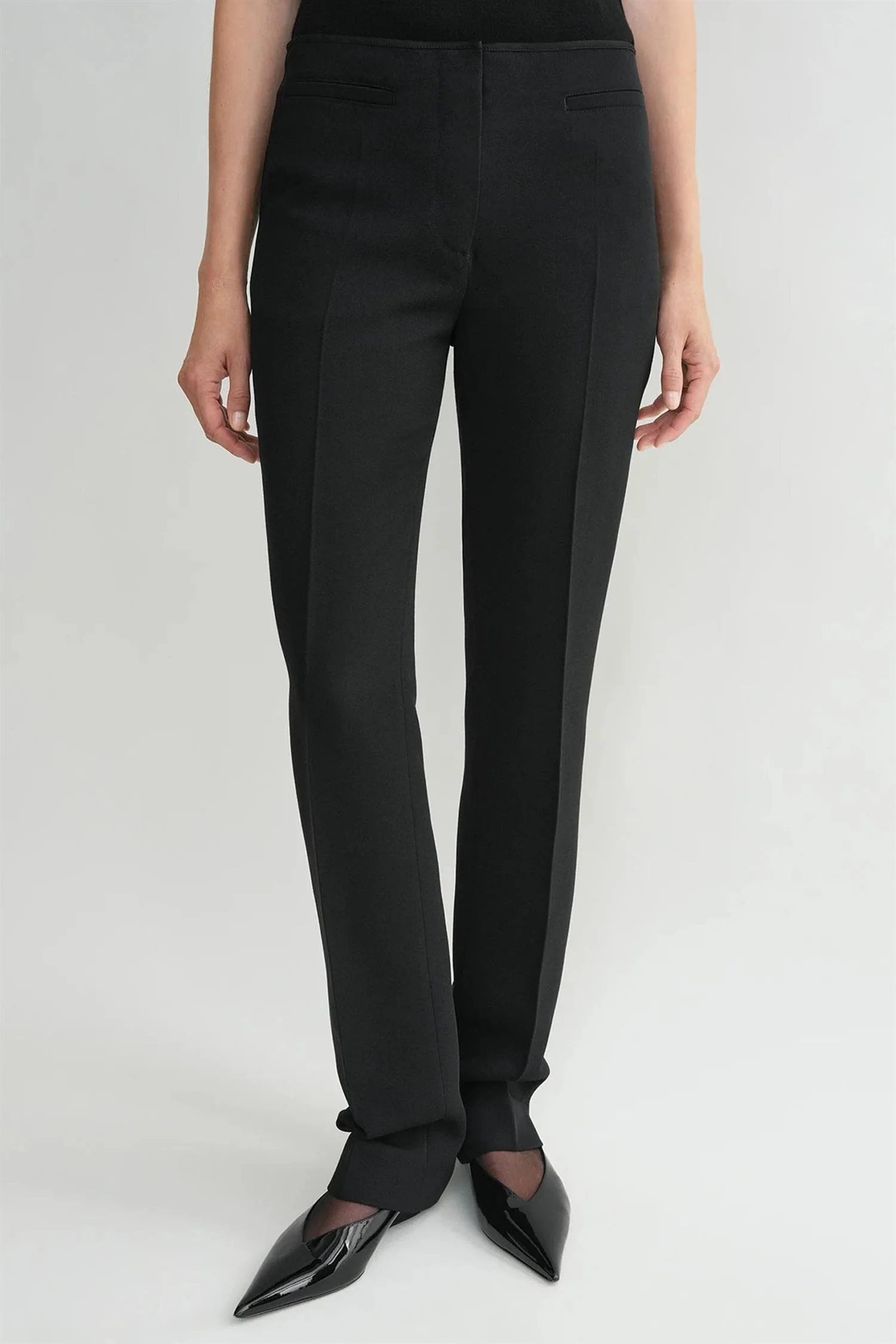 Low-waist Cigarette Trousers - Image 3