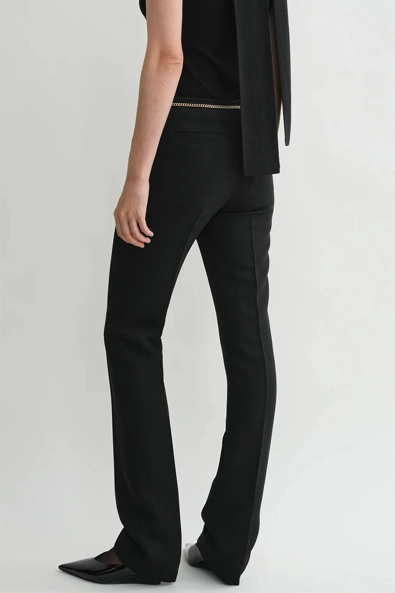 Low-waist Cigarette Trousers - Image 4
