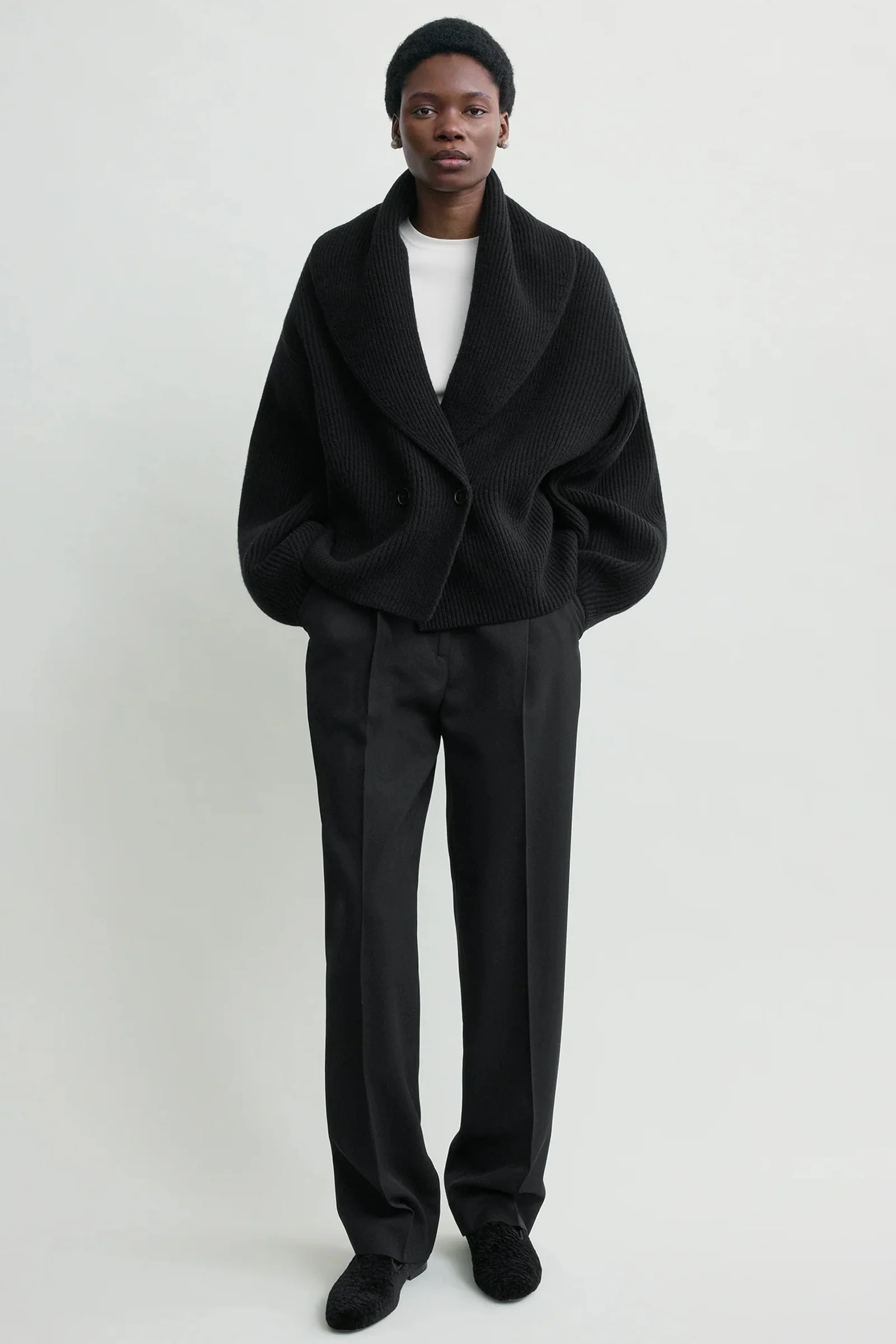 Shawl-lapel Cardigan - Image 3