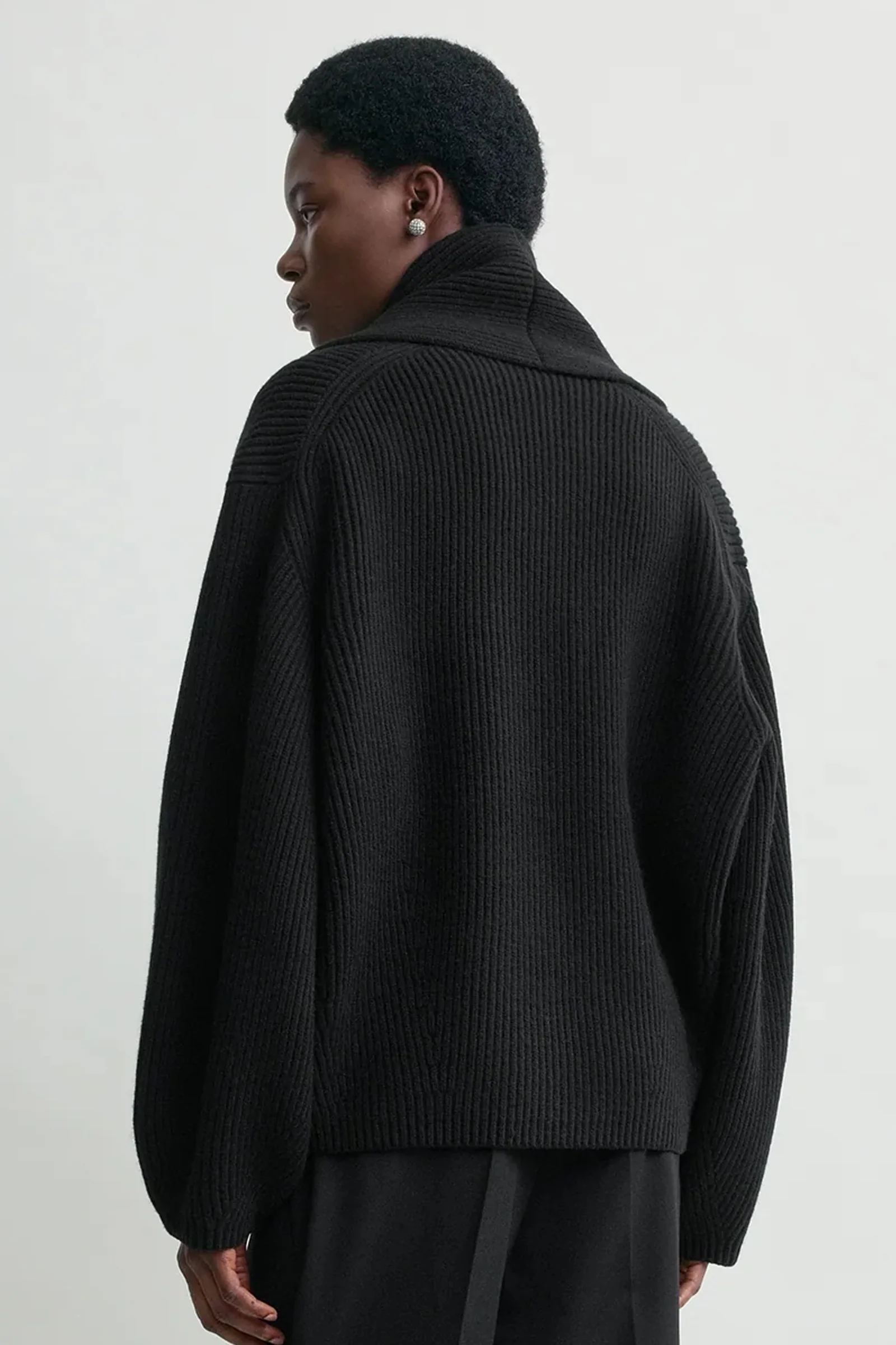 Shawl-lapel Cardigan - Image 5