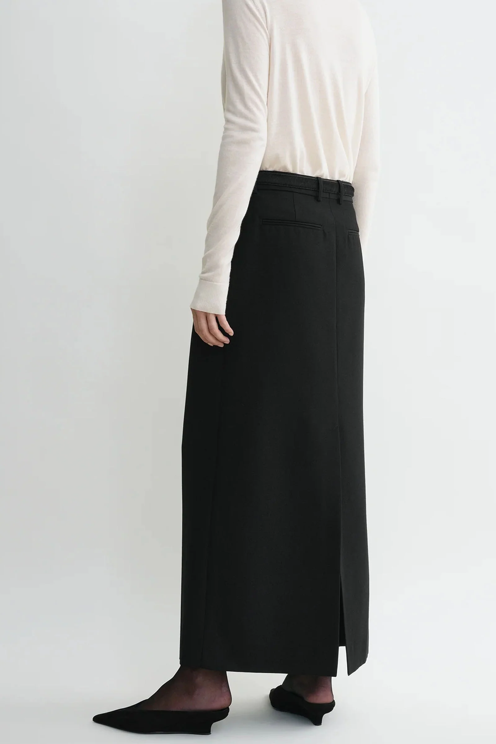 Low-waist straight skirt - Image 4