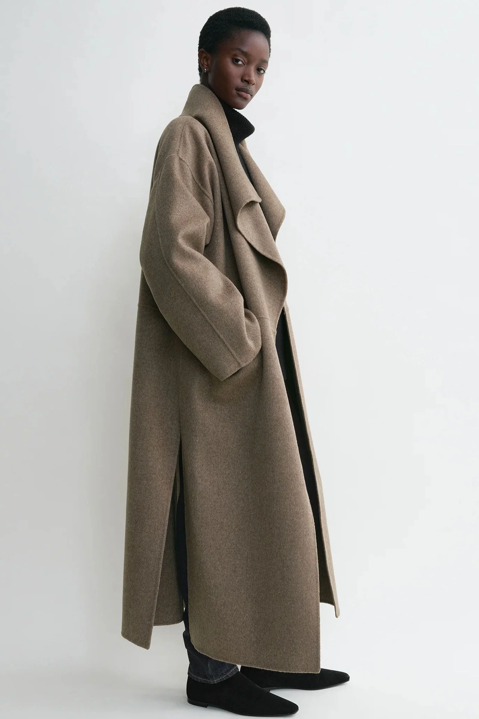 Signature wool cashmere coat - Image 3