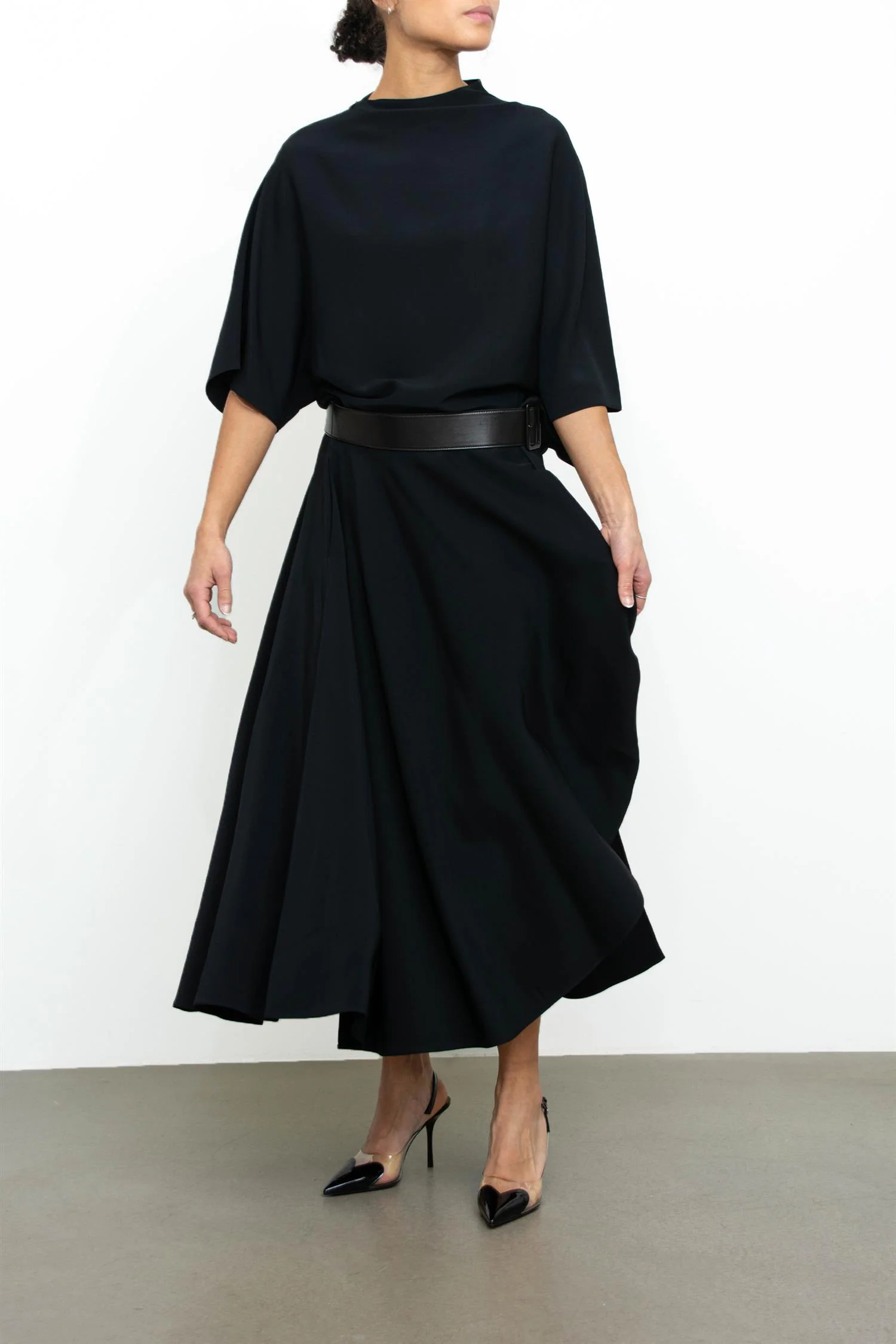 Belted Woven Dress - Image 2