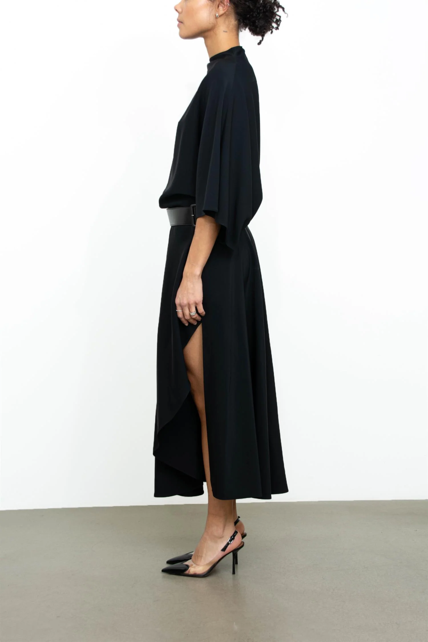 Belted Woven Dress - Image 3