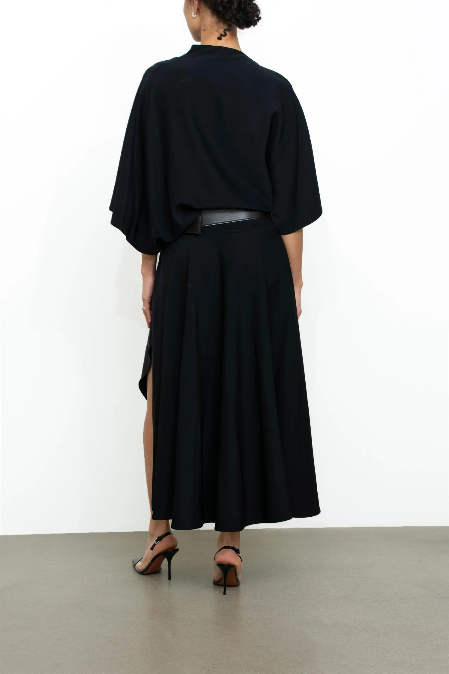 Belted Woven Dress - Image 4