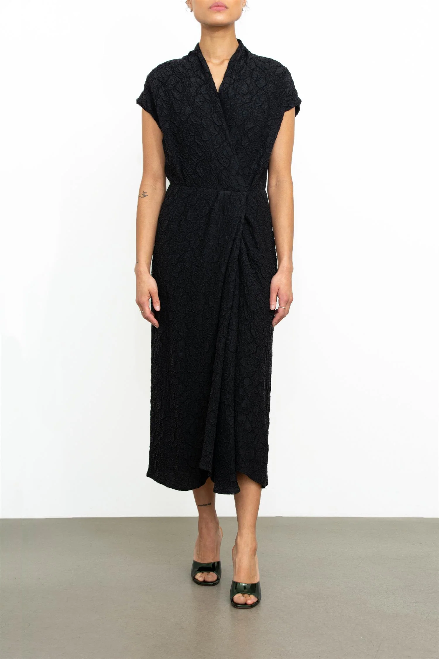 Crinkled dress