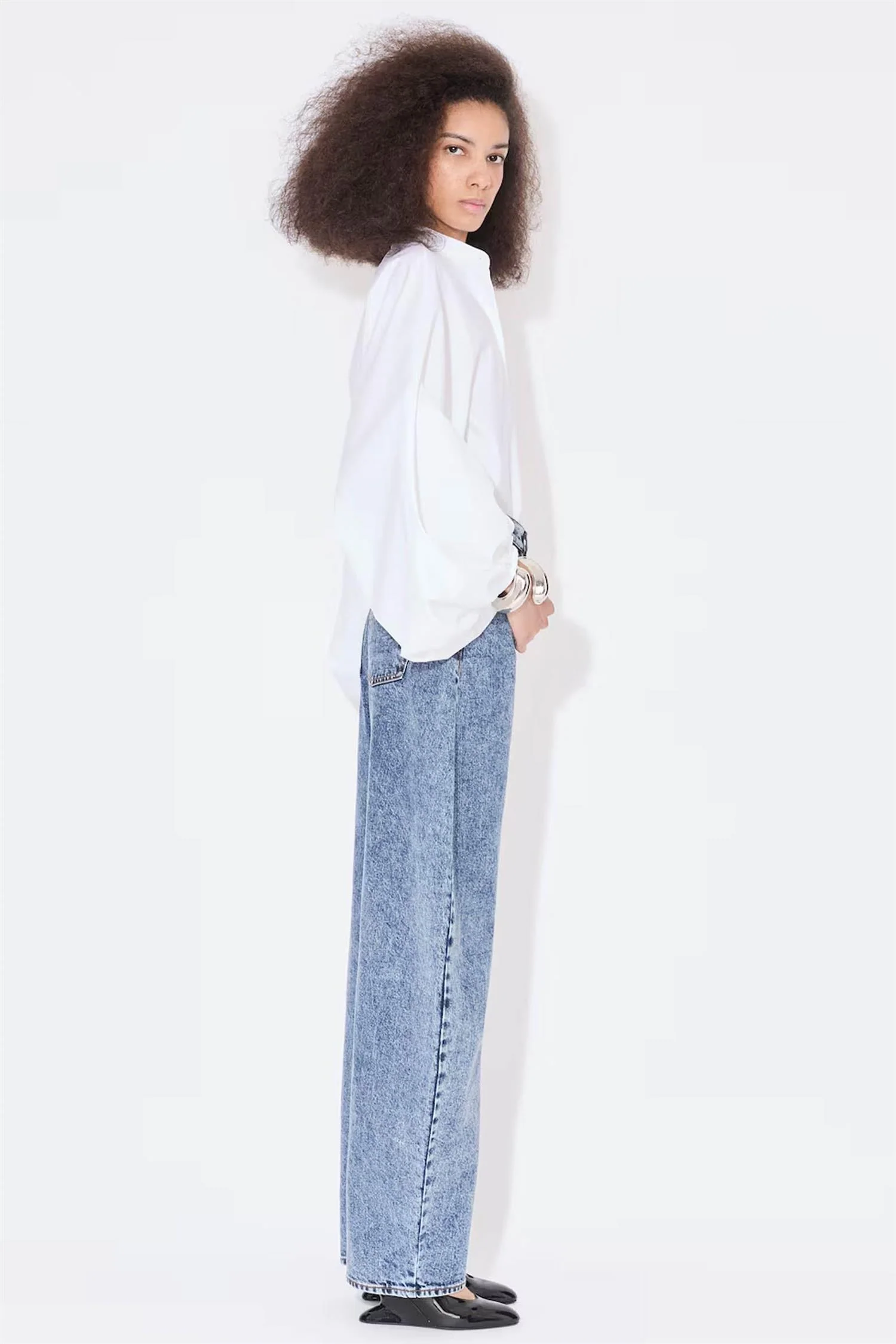 Poplin ballon shirt - Image 2