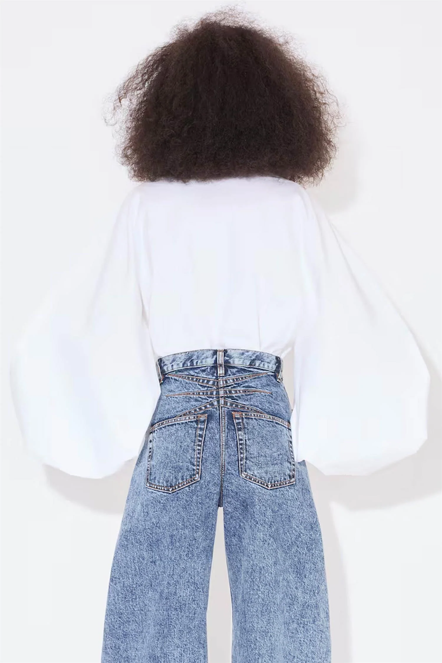 Poplin ballon shirt - Image 3