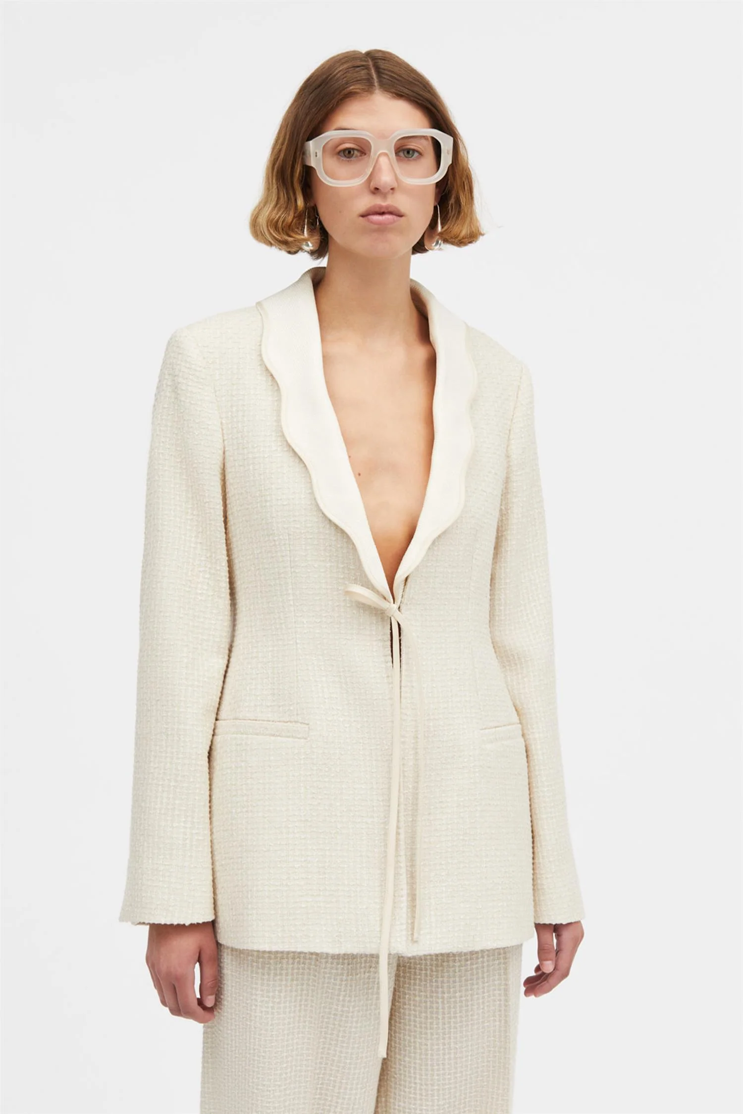 Jovanka check tweed jacket