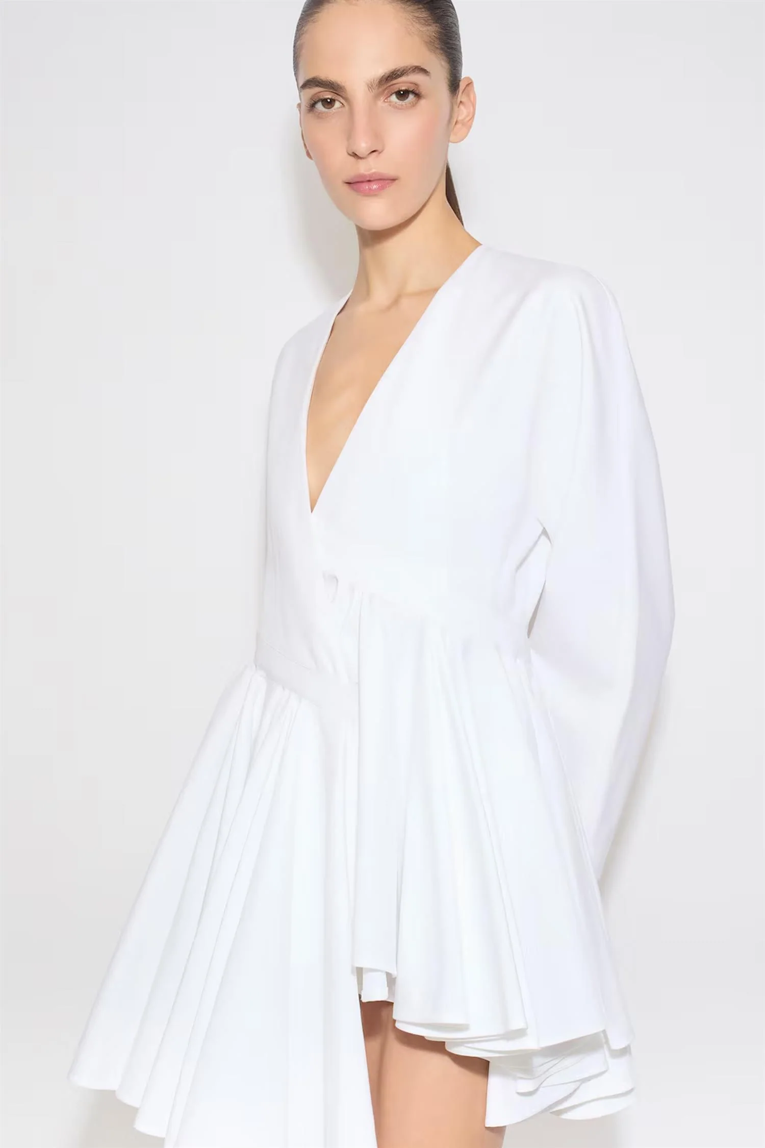 Cotton Poplin Short Dress - Image 2
