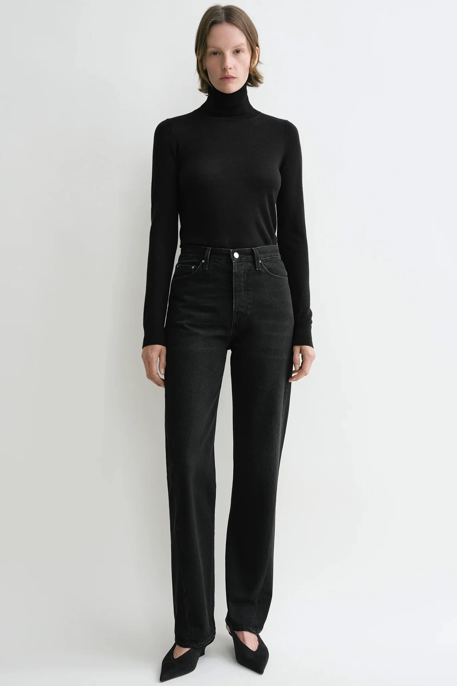 Twisted seam denim full length - Image 2