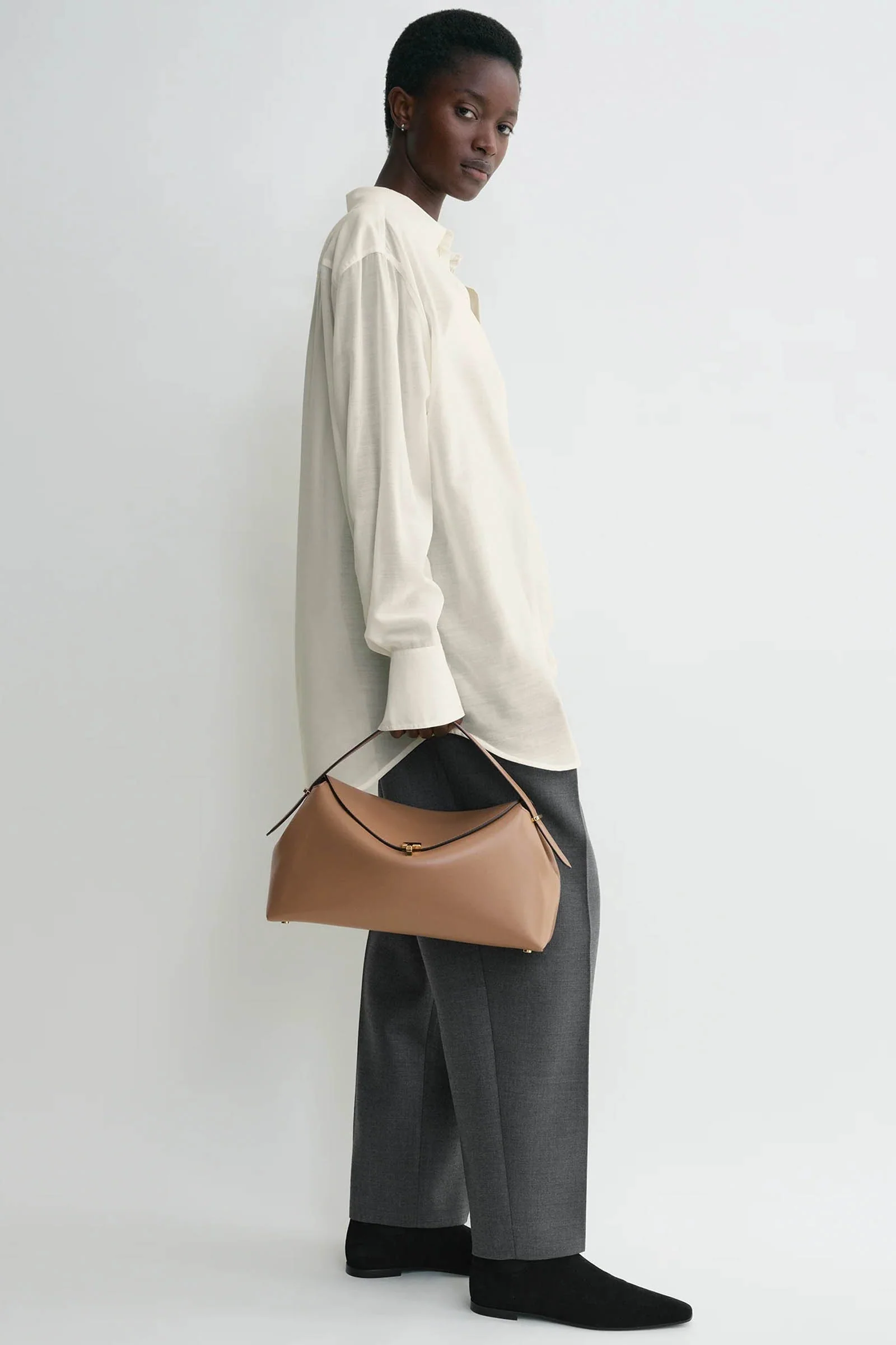 T-lock leather top handle - Image 2