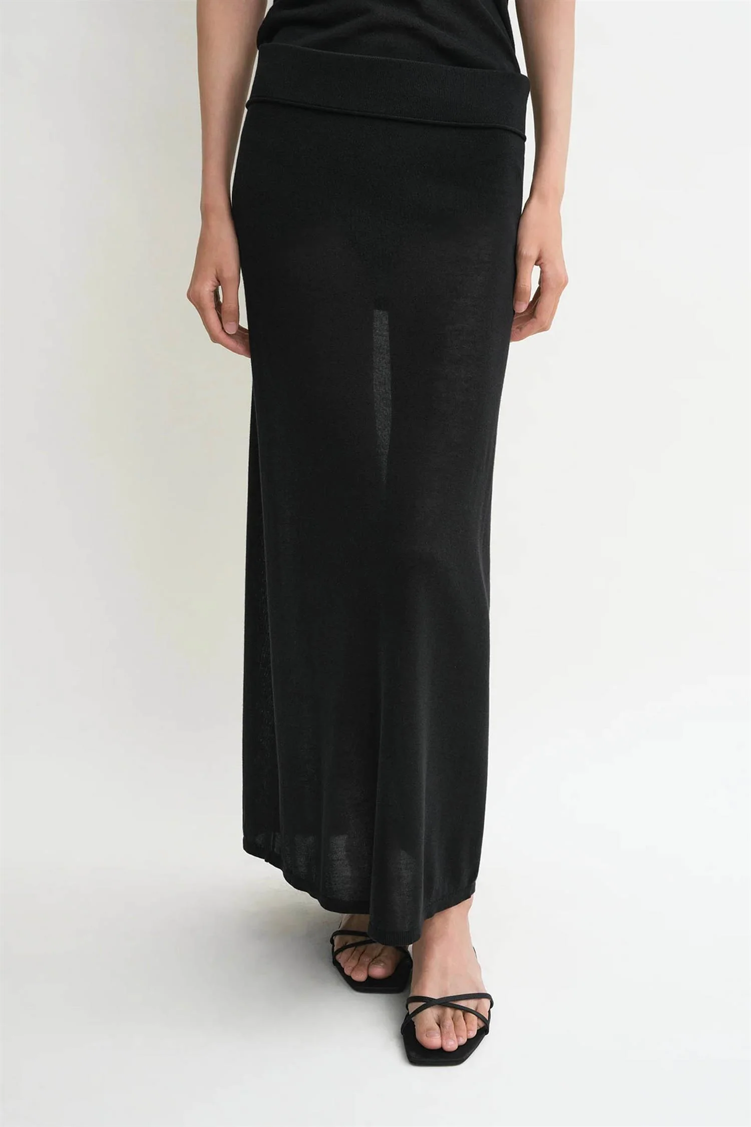 Long knit skirt - Image 2