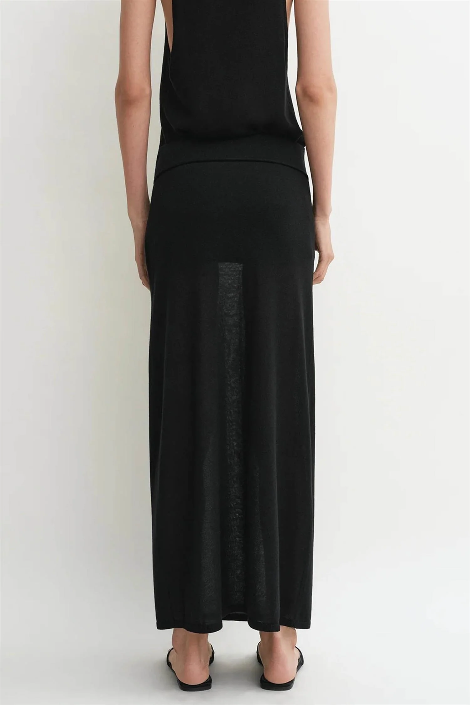 Long knit skirt - Image 3