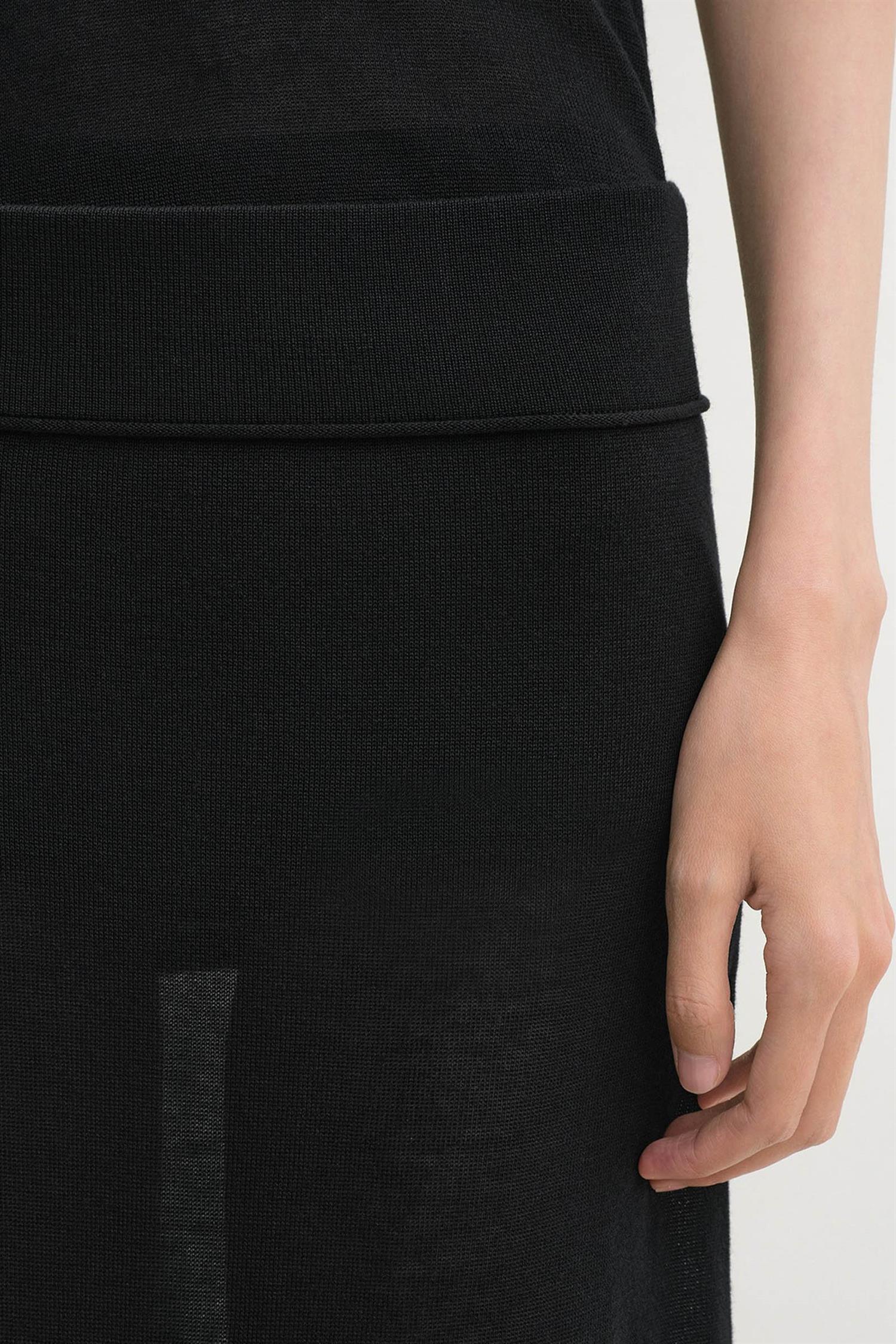 Long knit skirt - Image 4