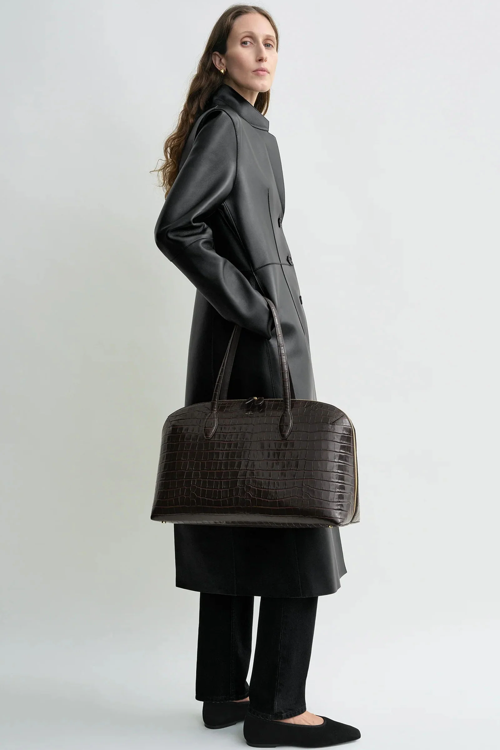 Croco-embossed day tote - Image 2