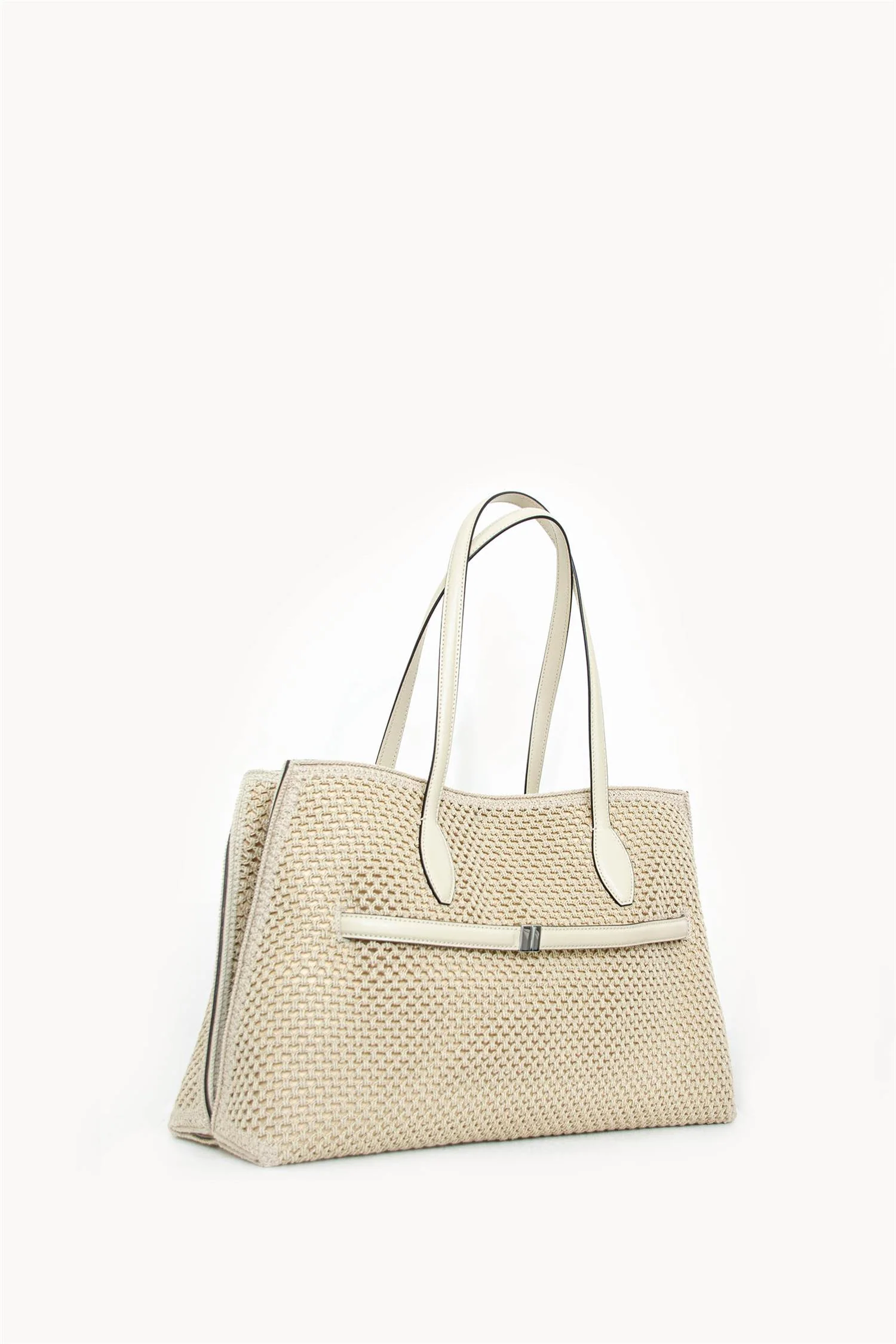 Crochet lounge tote pearl - Image 2