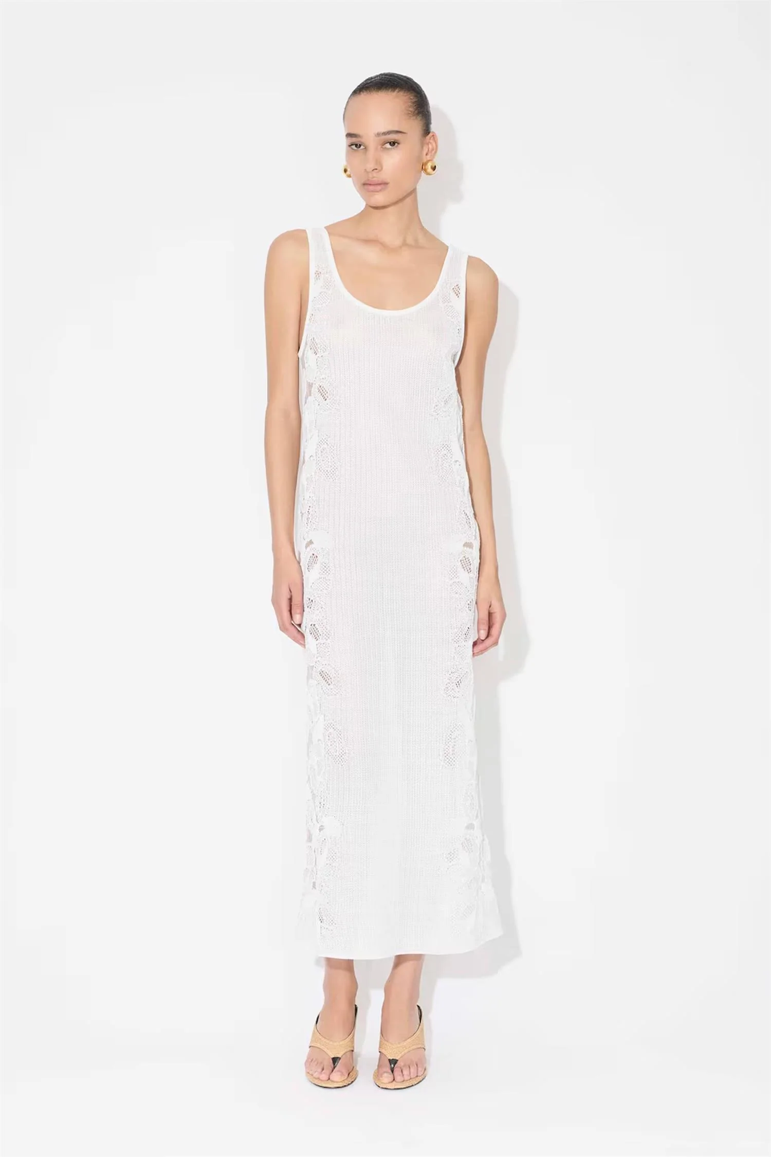 Guipure lace flower dress