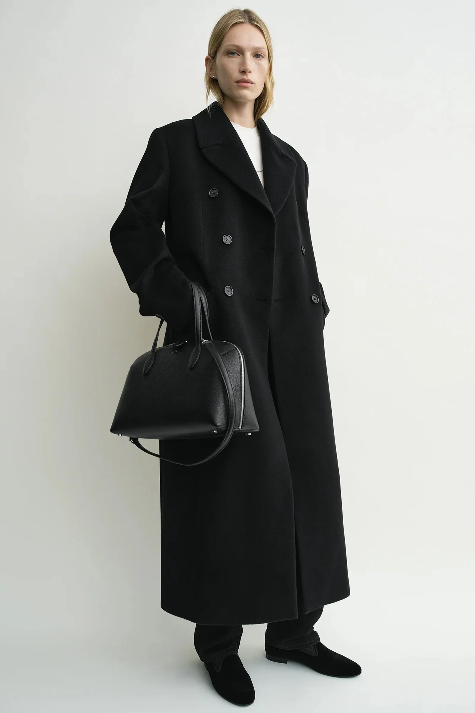 Medium grained-leather day tote - Image 2
