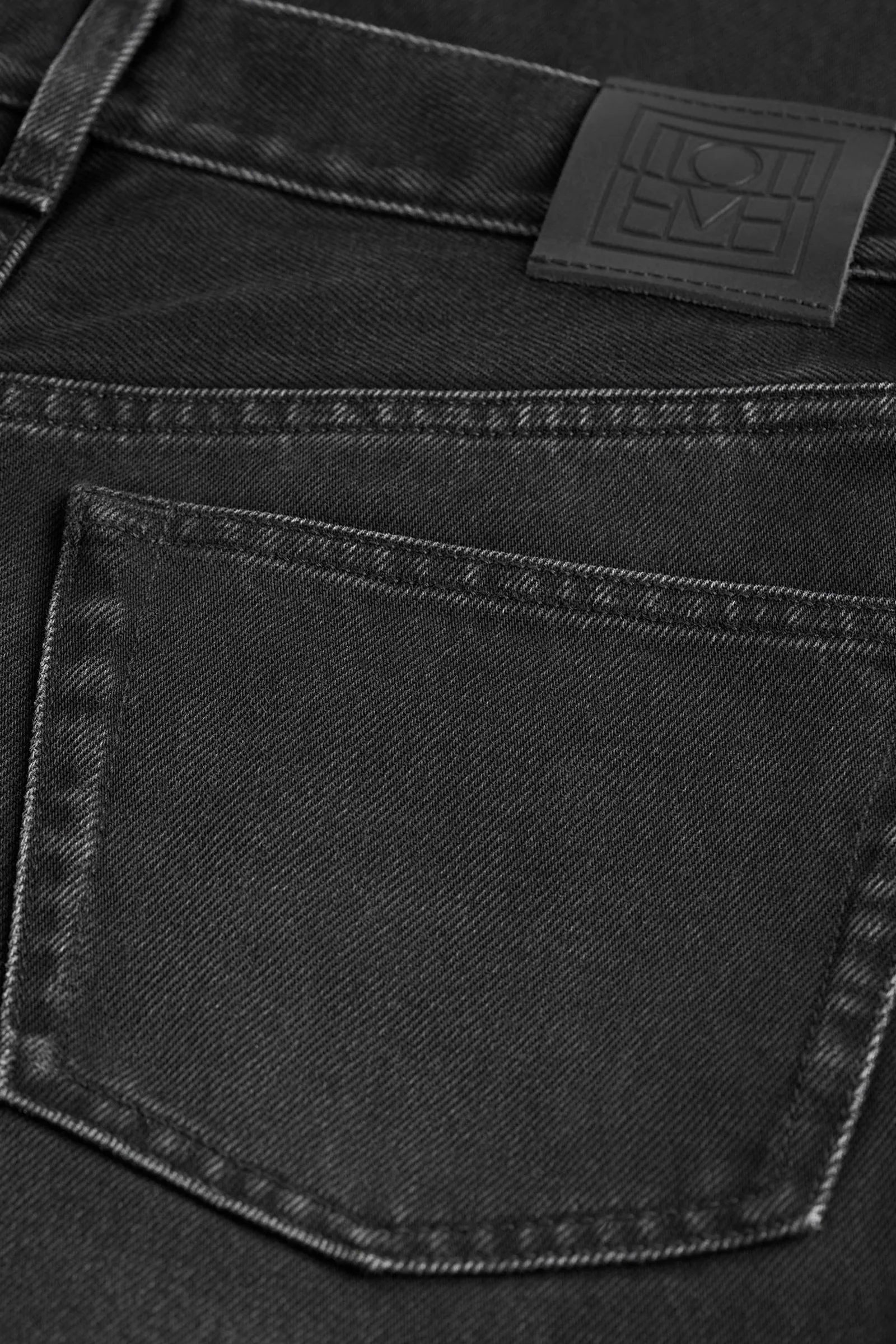 Wide leg denim faded black - Image 6