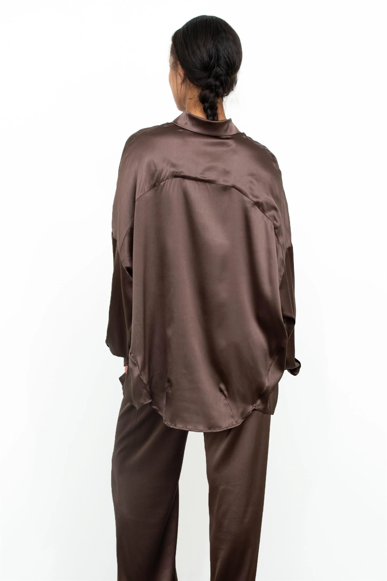 Satin silk shirt - Image 3