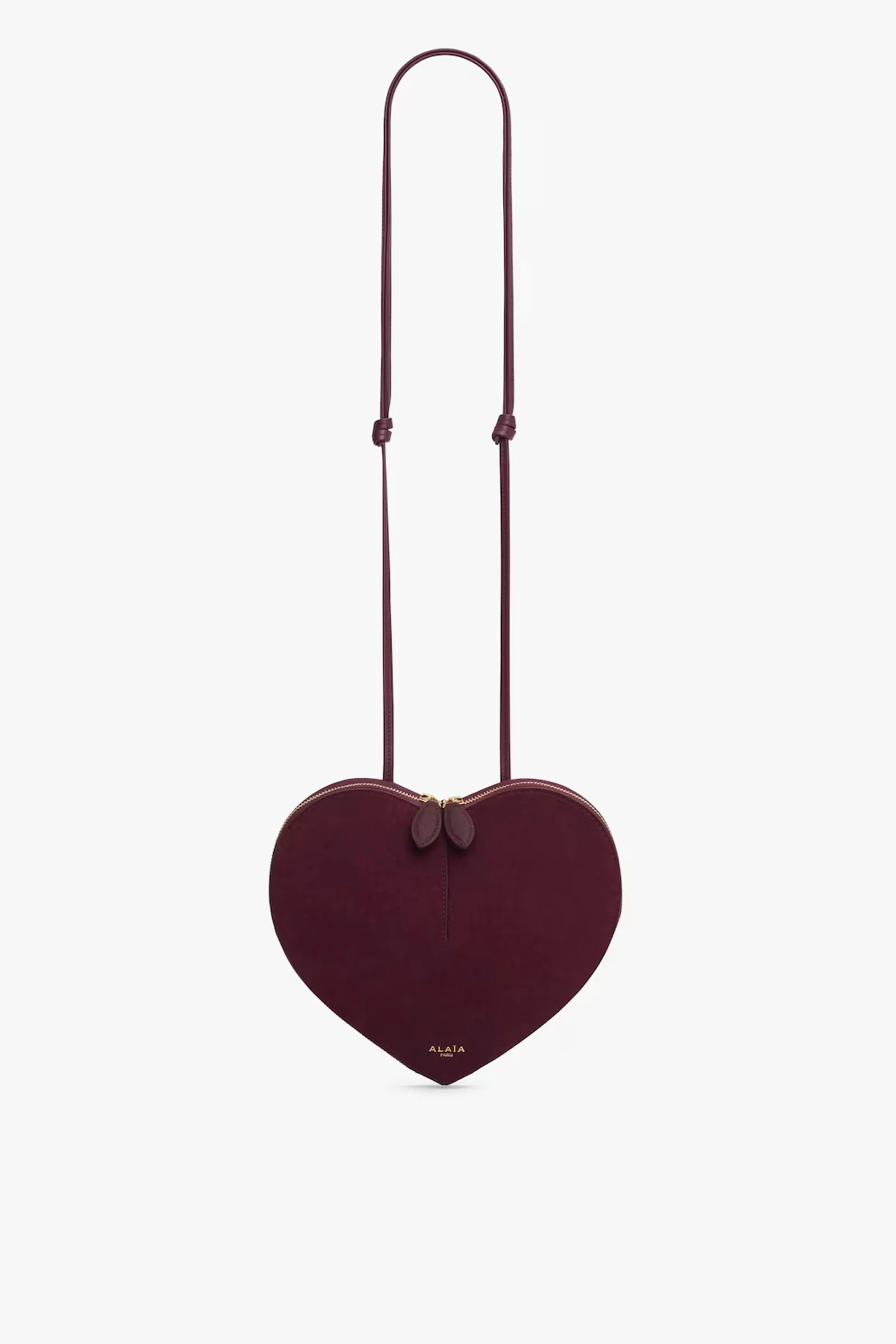 Le coeur bi-material leather bag
