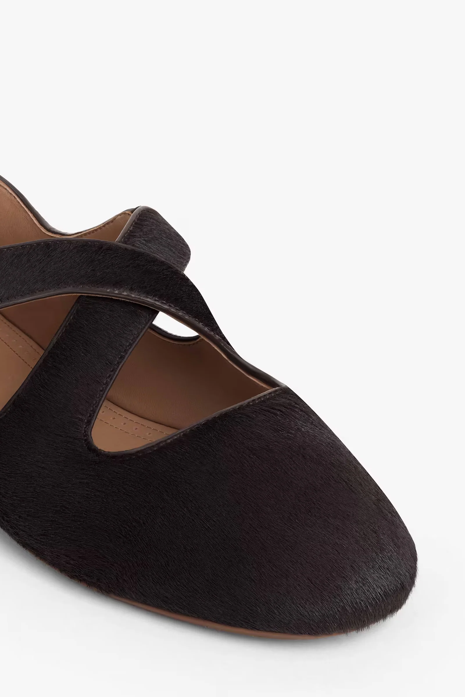 Criss Cross Ballet flat haircalf - Image 4