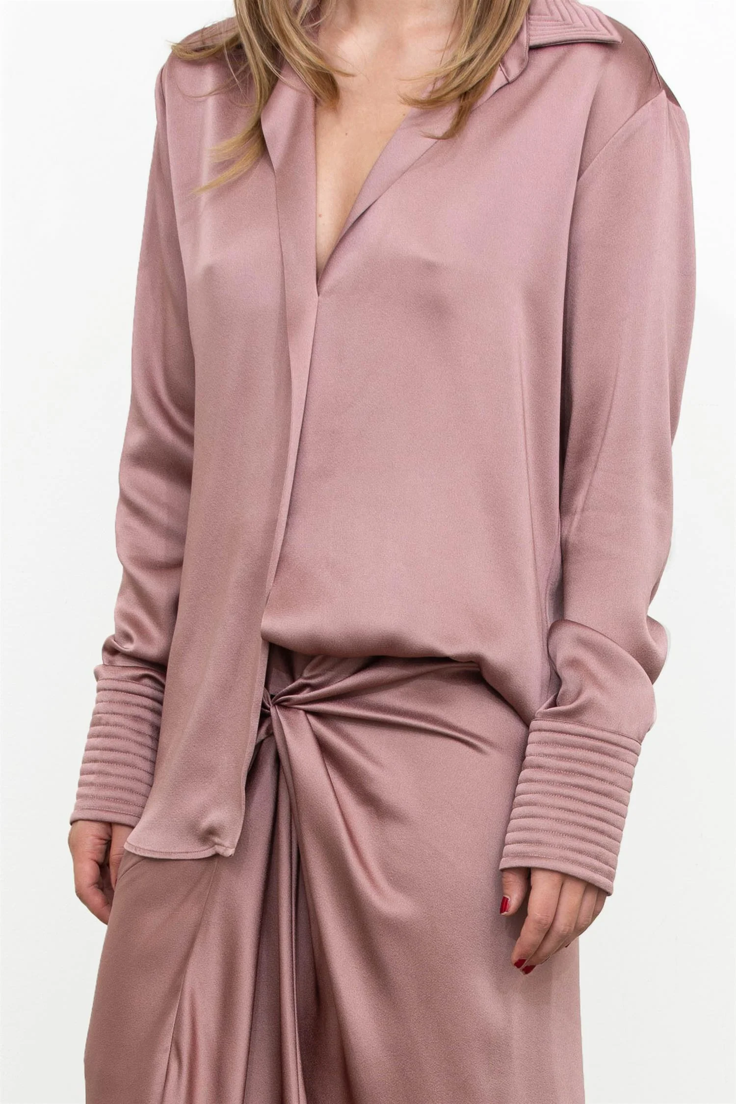 Fluid satin shirt - Image 3