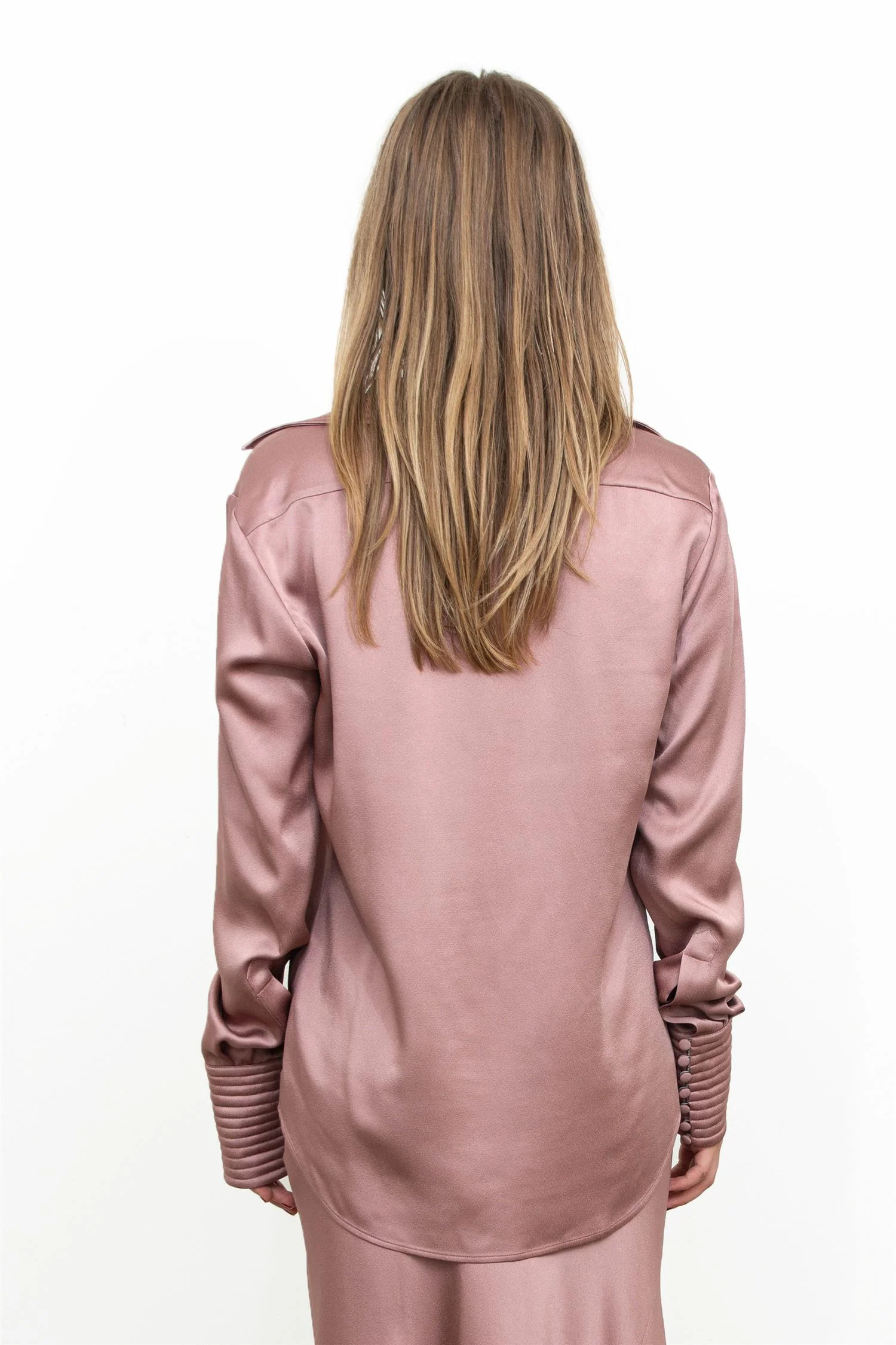 Fluid satin shirt - Image 5