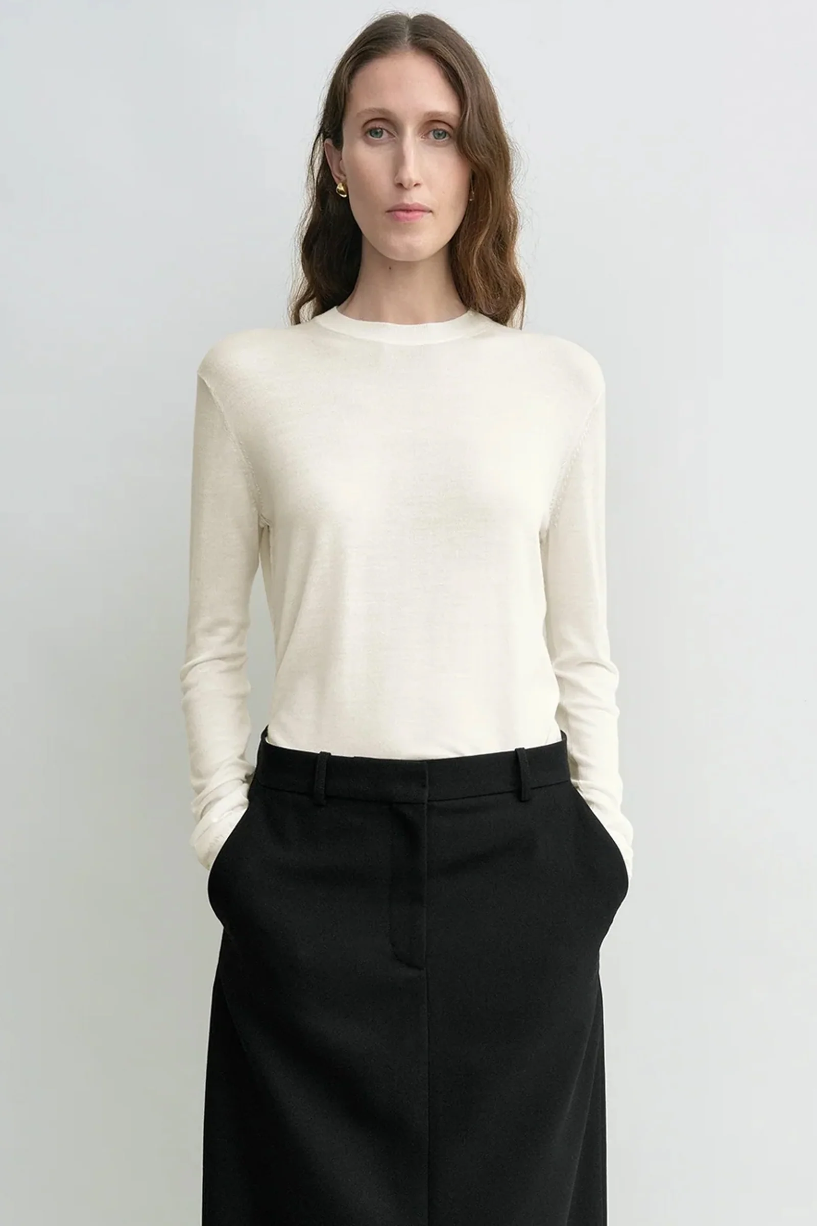 Fine crew knit - Image 2