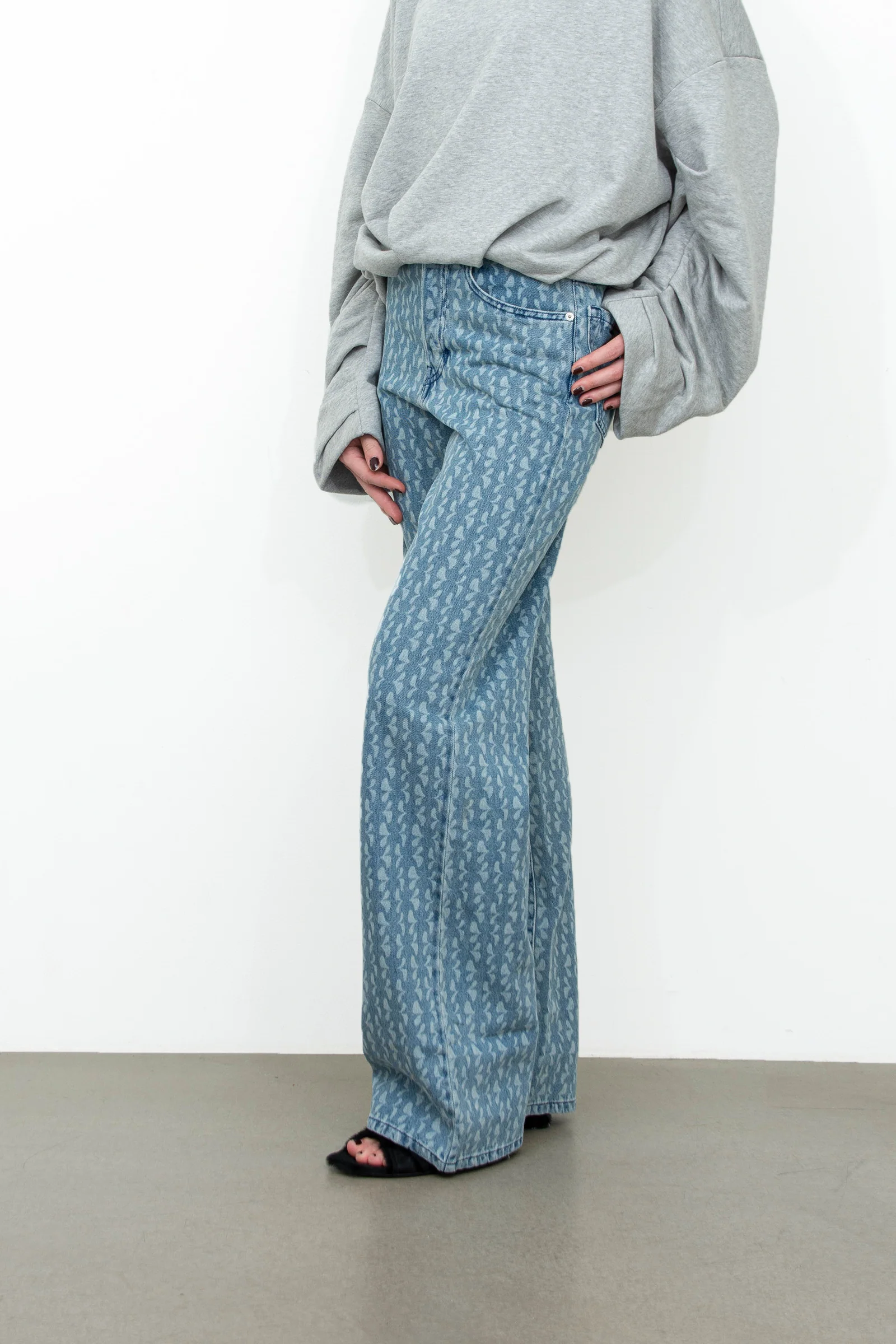 Lasered motiv denim - Image 3