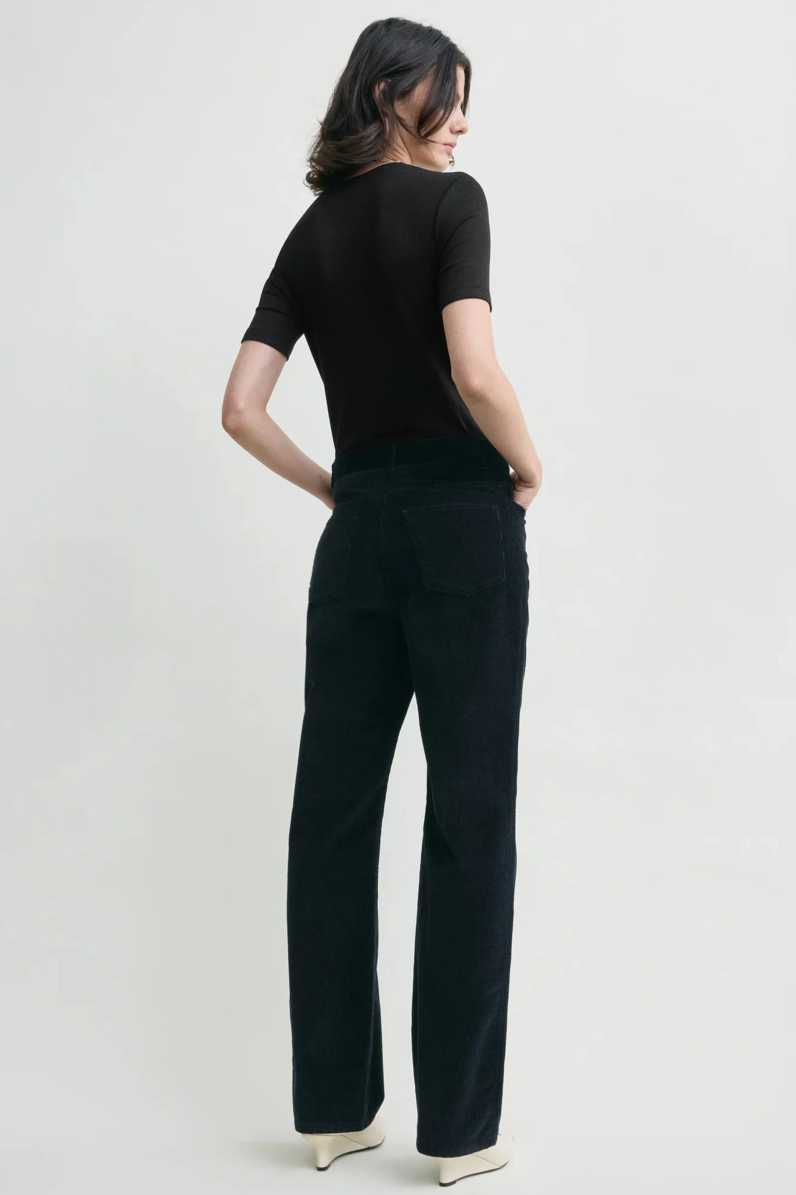 Straight cord trousers - Image 4