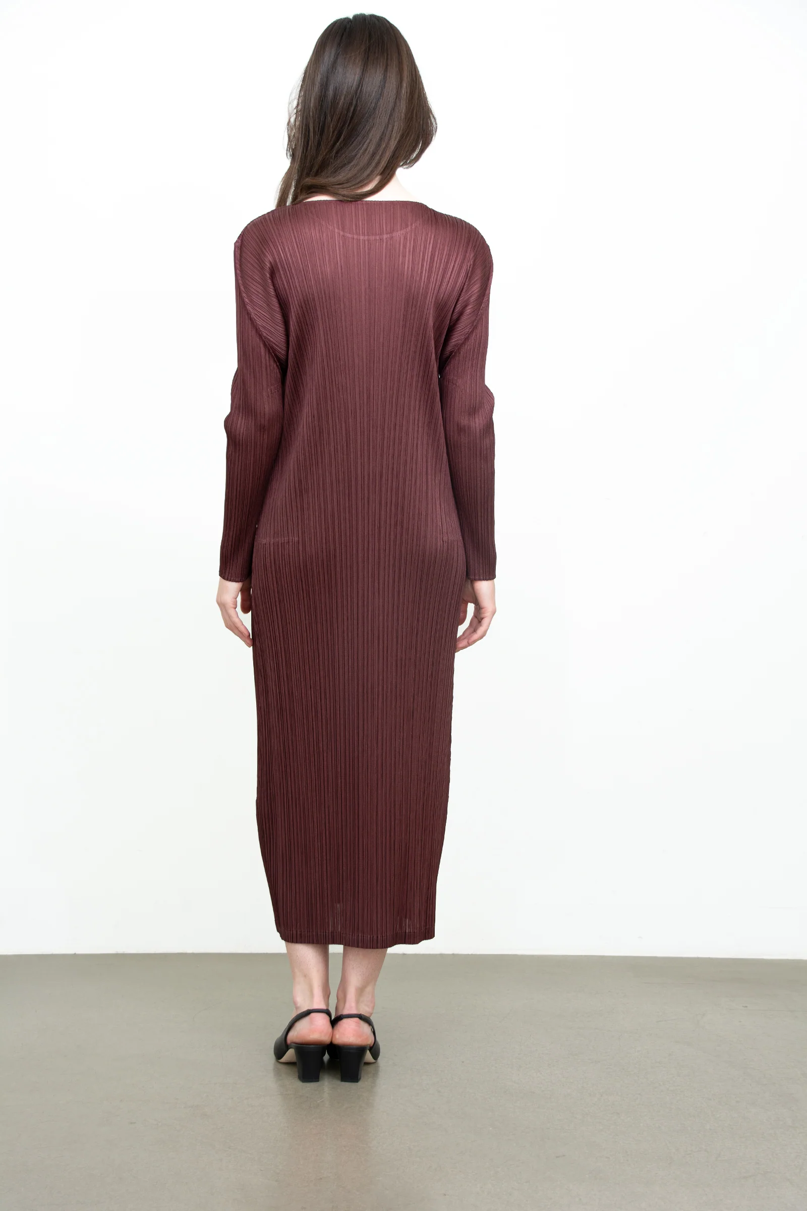 Pleated Maxi Dress - Image 4