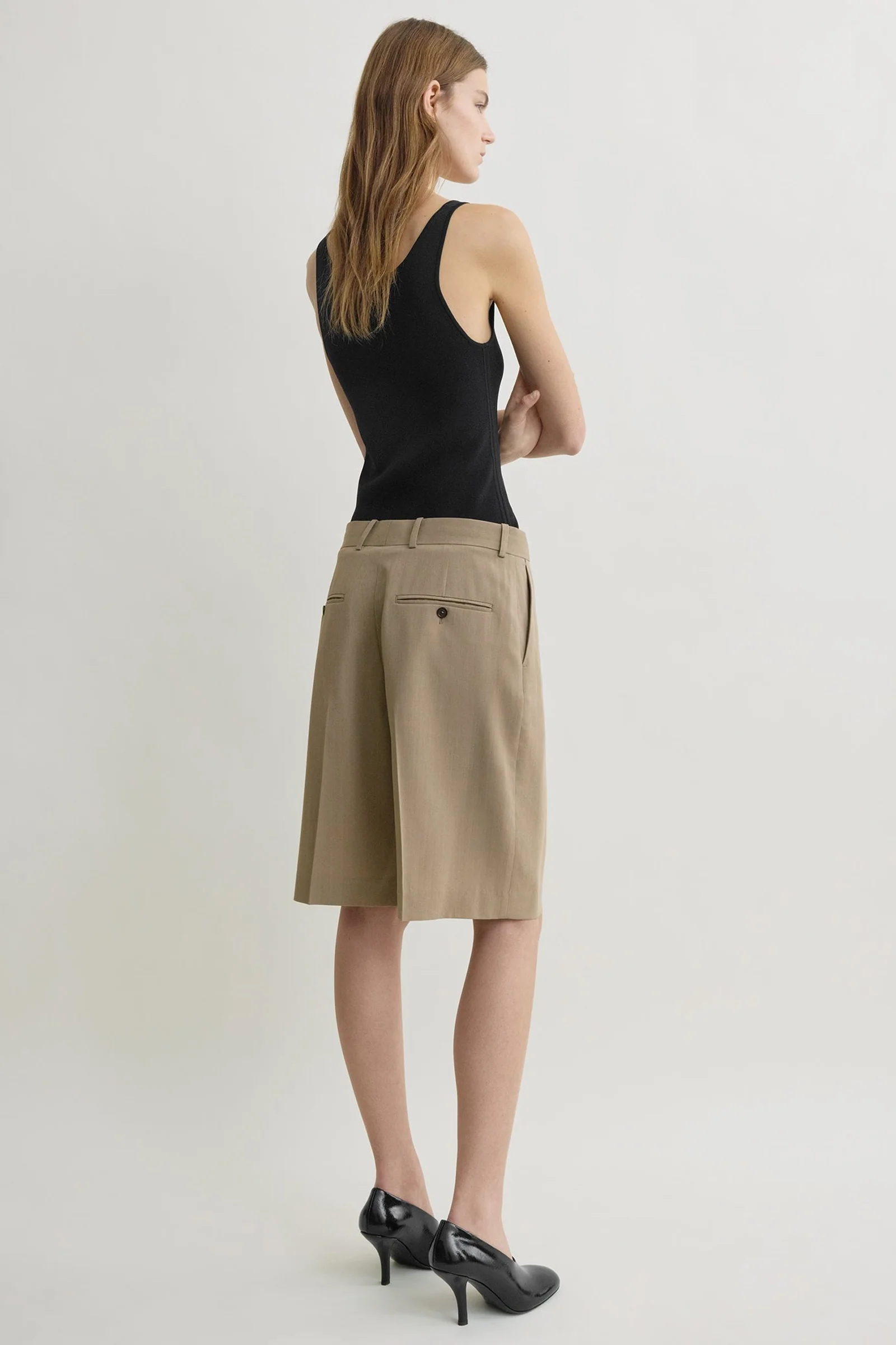 Wide fluid shorts - Image 4