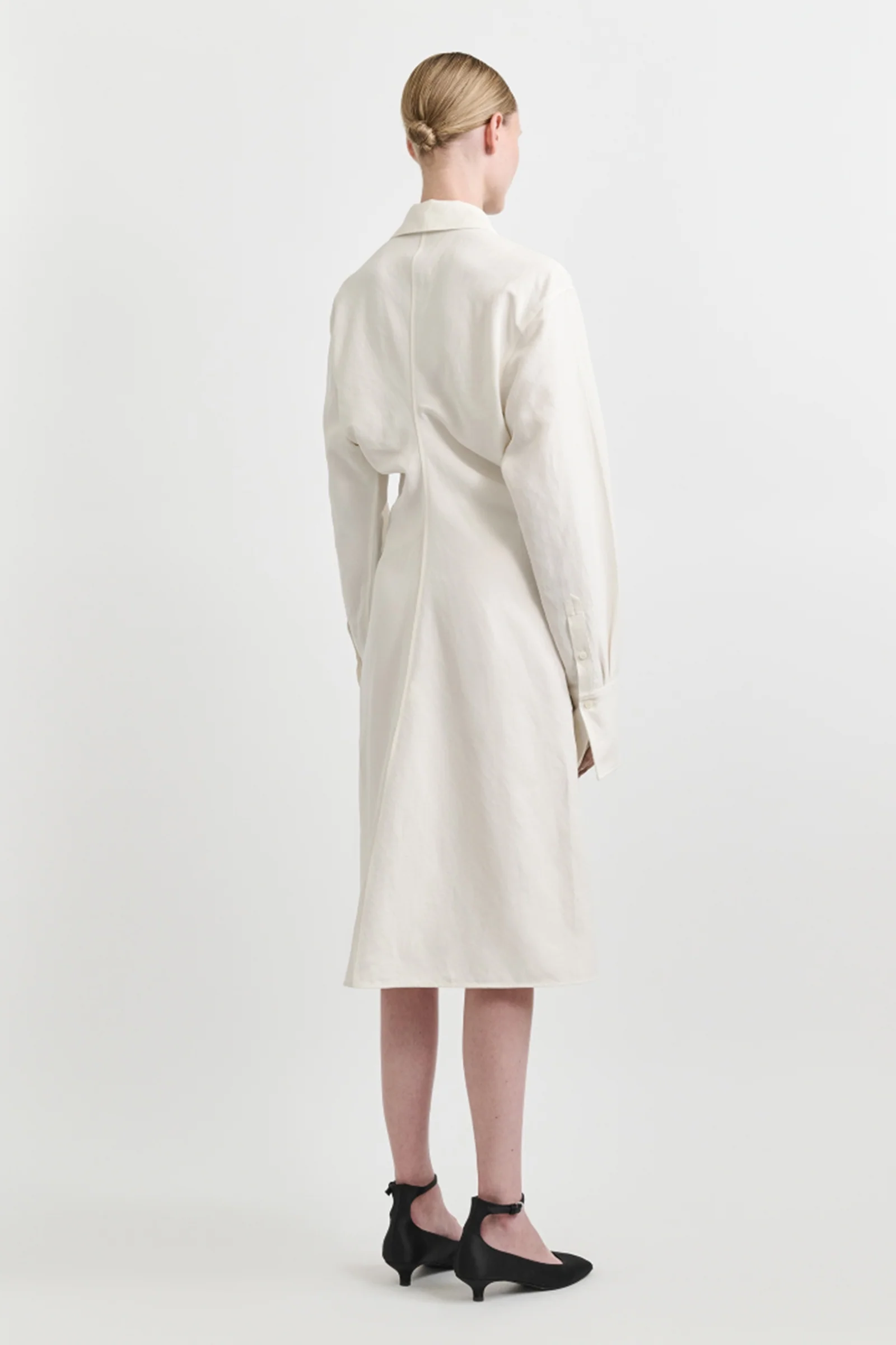 Slouch cotton shirtdress - Image 3