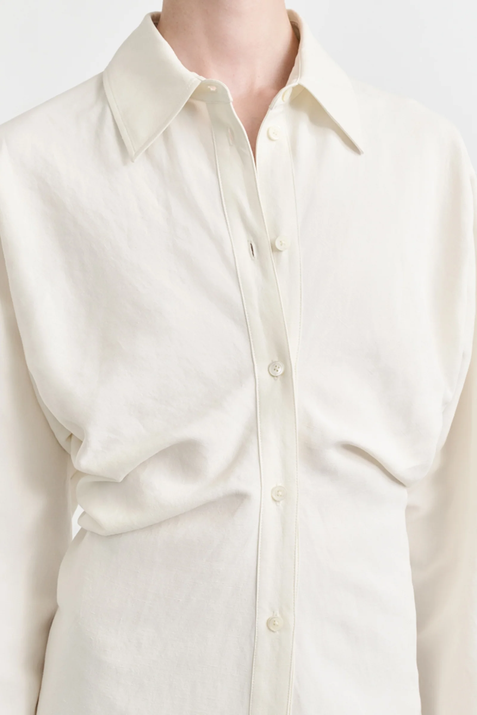 Slouch cotton shirtdress - Image 4