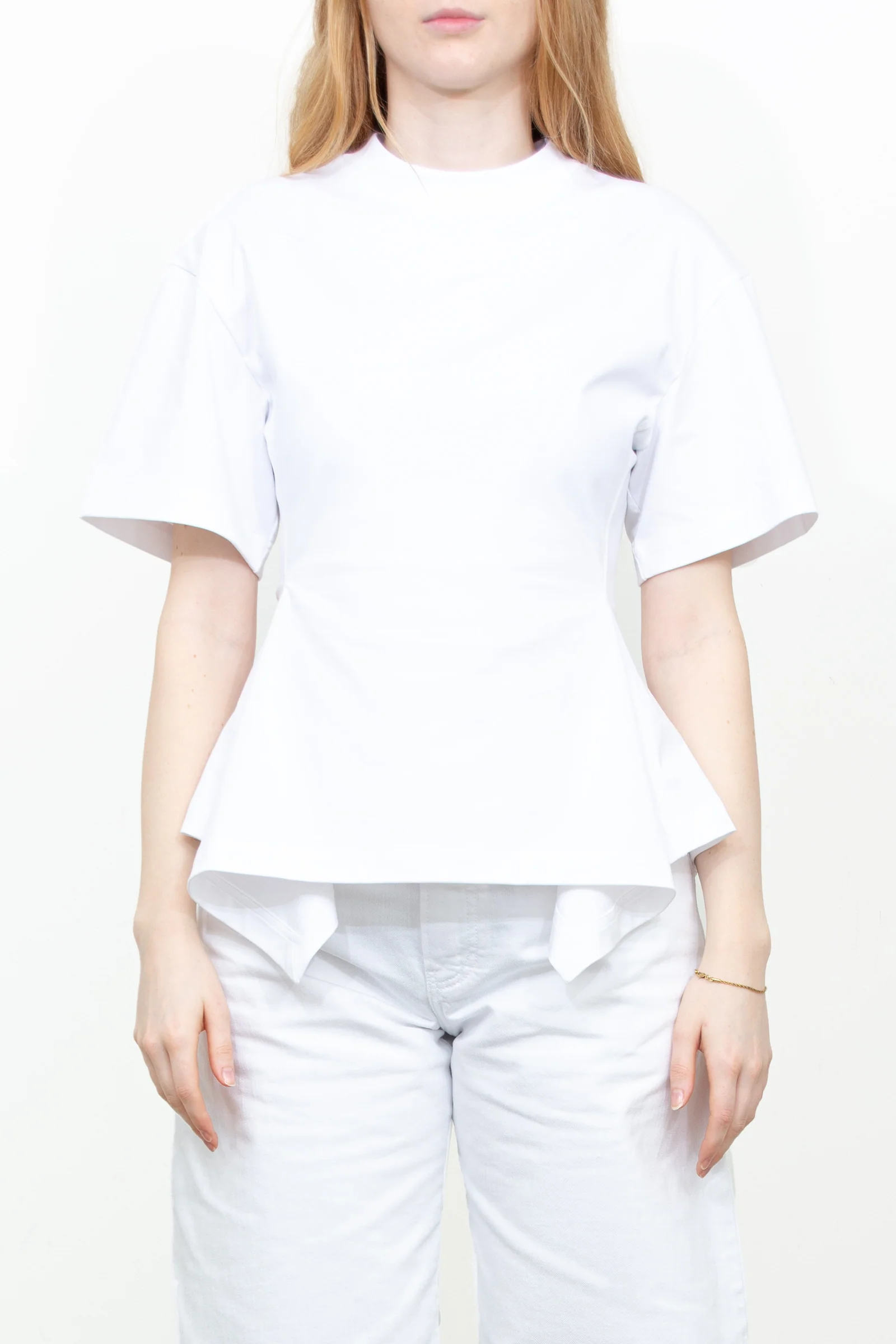Panelled cotton t-shirt - Image 2