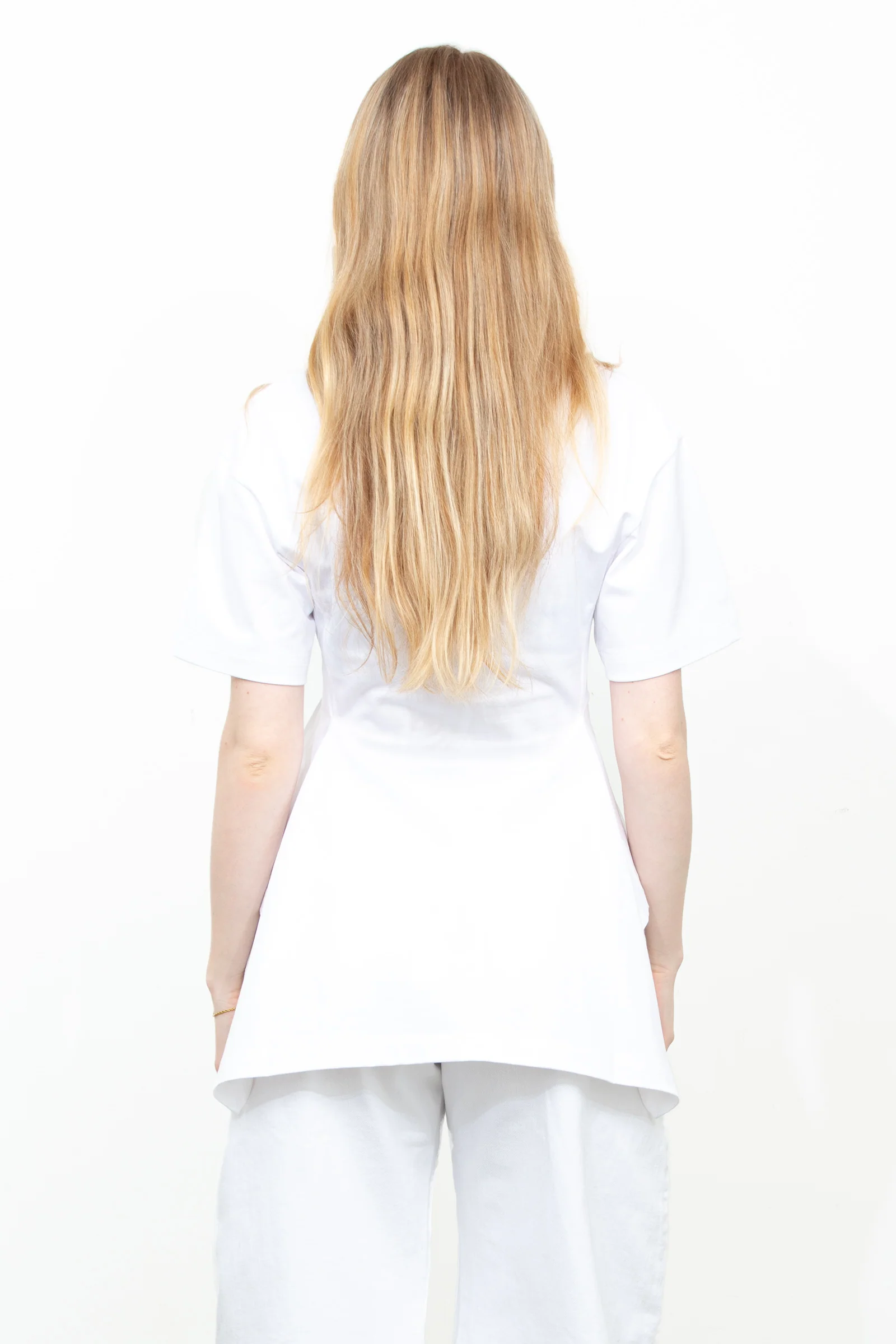 Panelled cotton t-shirt - Image 5