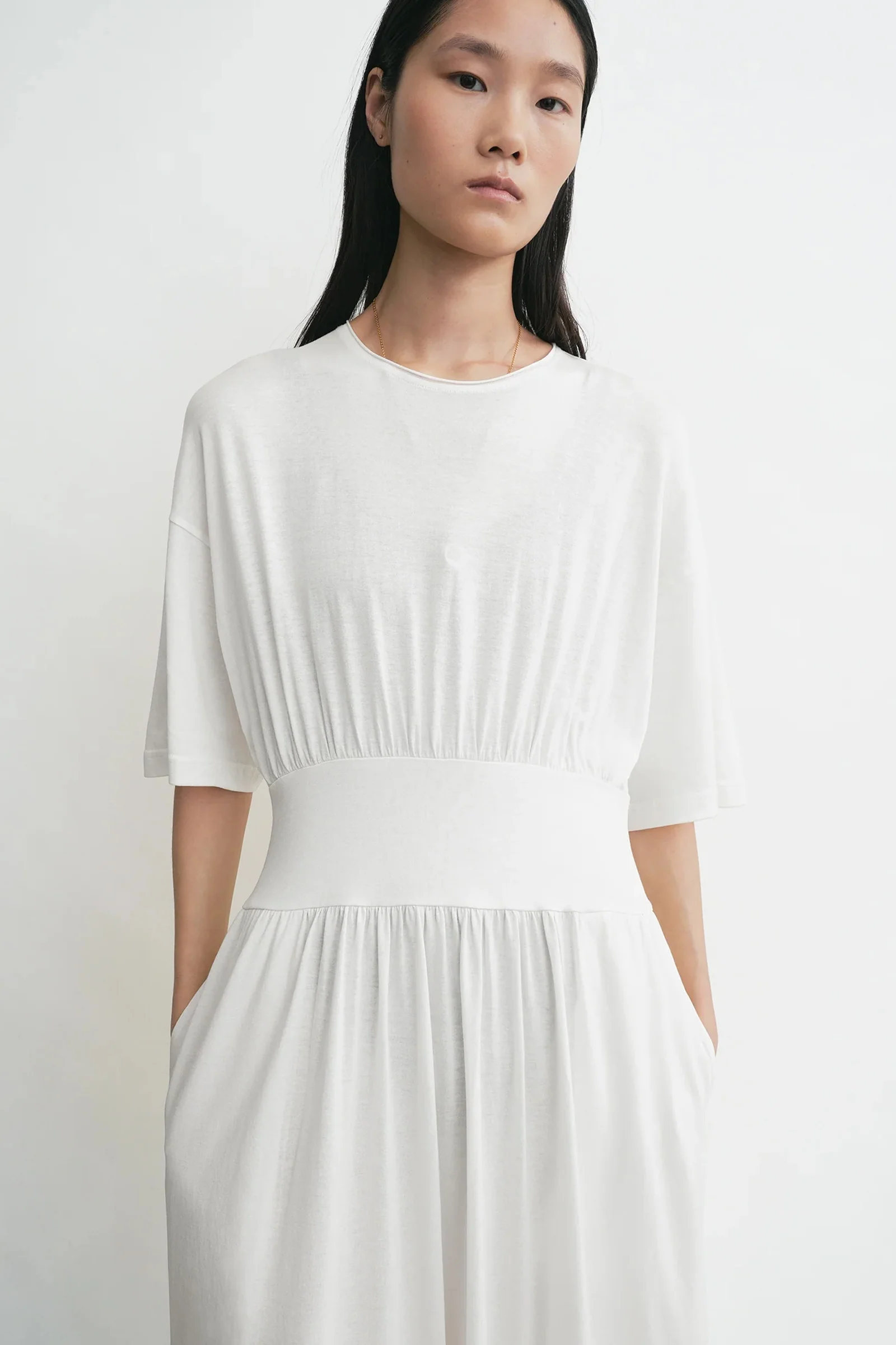Cotton silk tee dress - Image 5