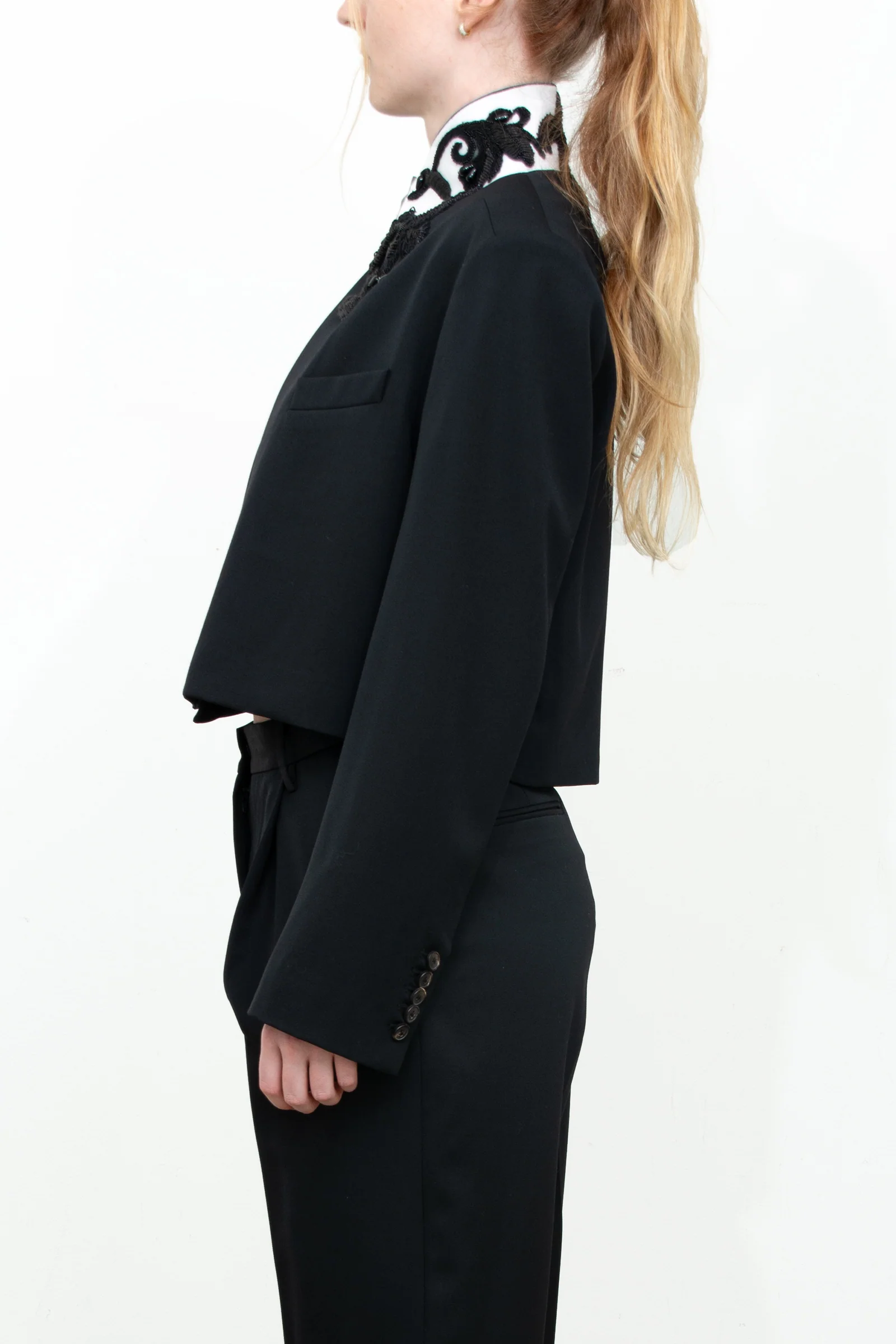 Wool Gabardine Jacket - Image 4
