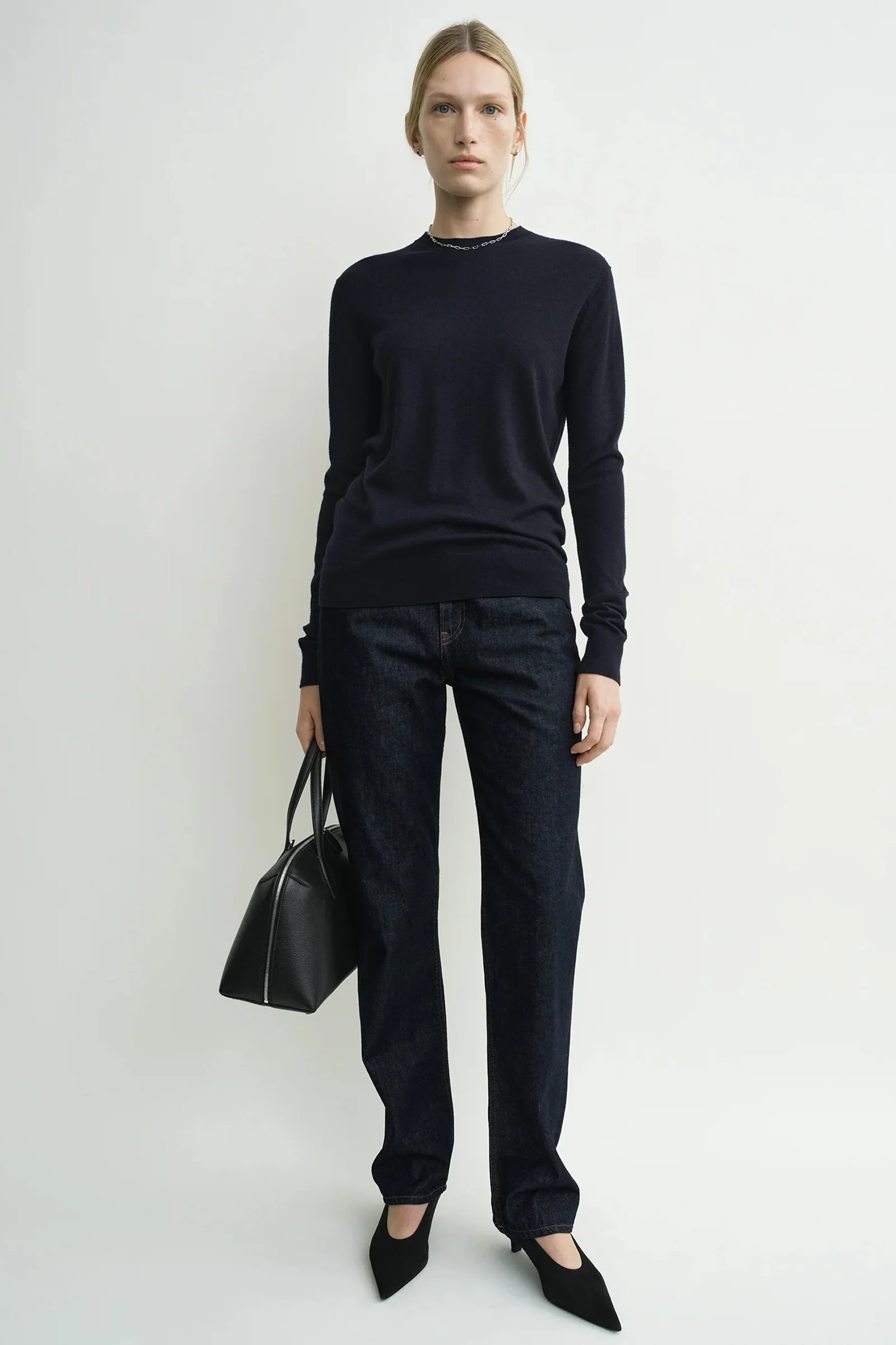 Fine crew knit - Image 2